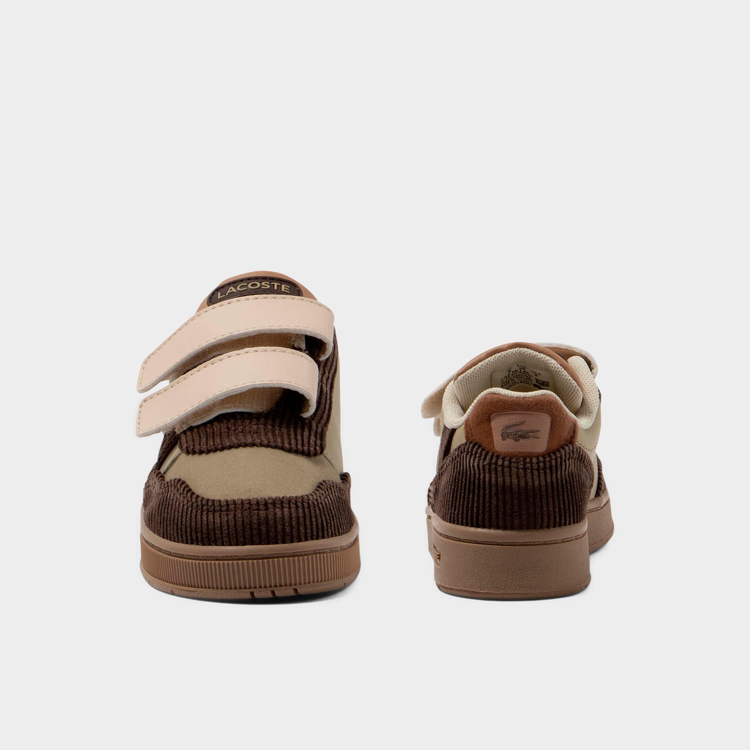 Big Kids' Lacoste T-Clip Corduroy Casual Shoes