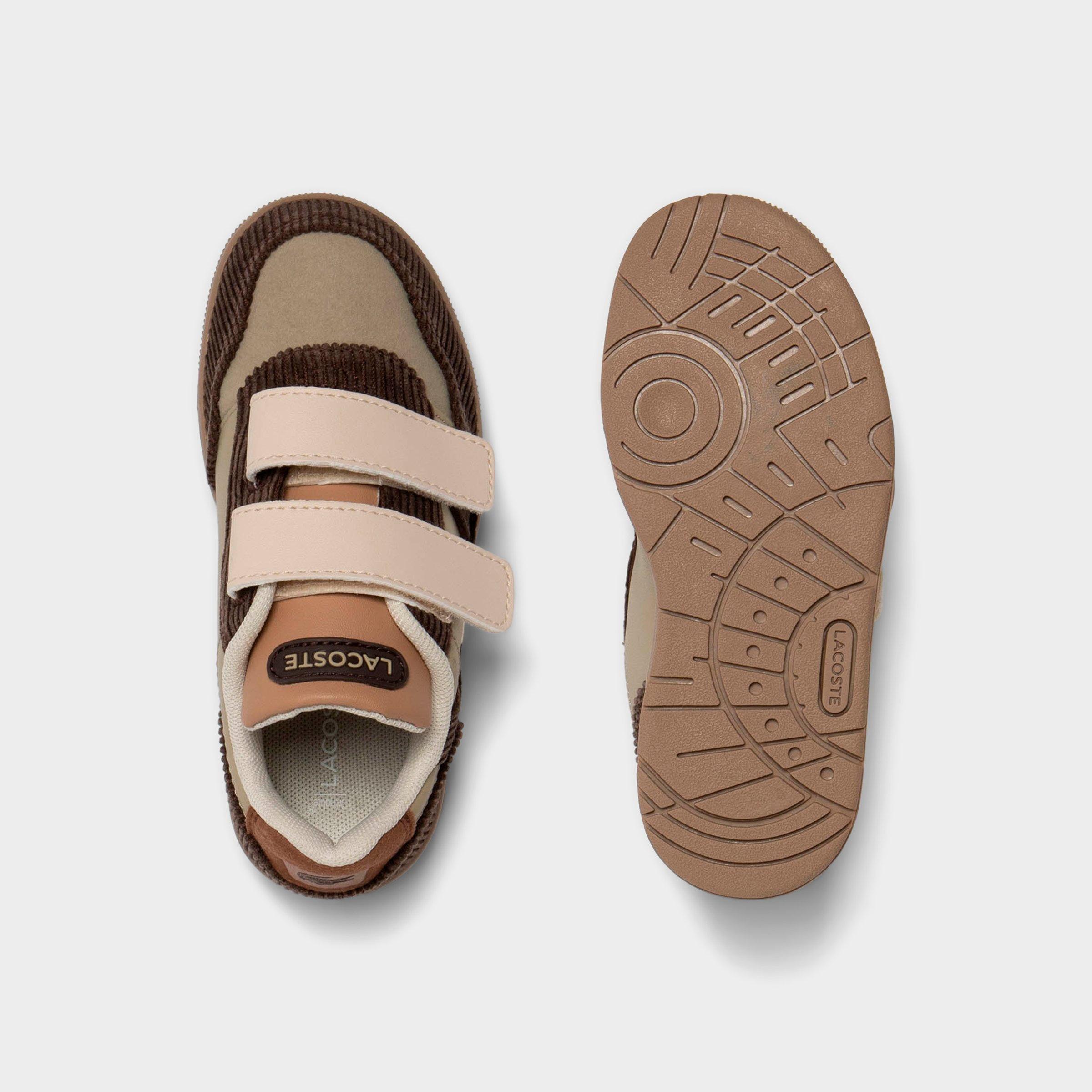 Big Kids' Lacoste T-Clip Corduroy Casual Shoes