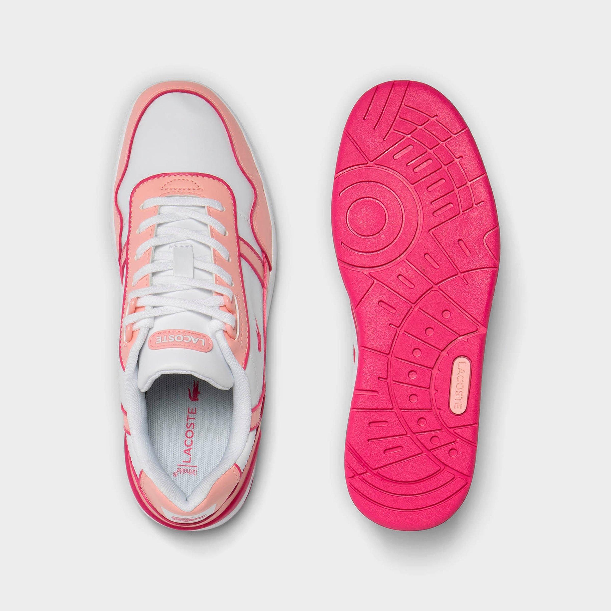 Big Kids' Lacoste T-Clip Lace Closure Casual Shoes