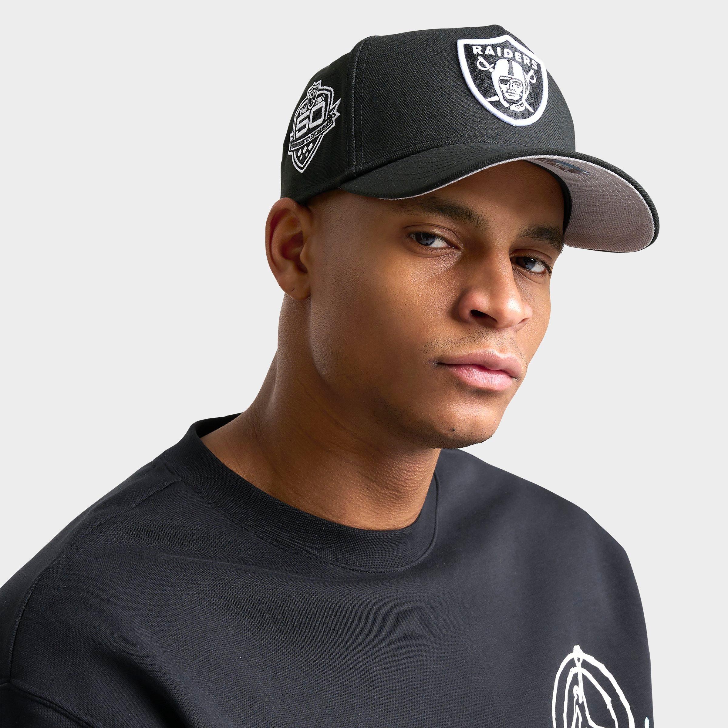 NEW ERA Las Vegas Raiders レイダース ロゴ 9Forty キャップ Men's Las Vegas Raiders New Era Black/White Logo Patch