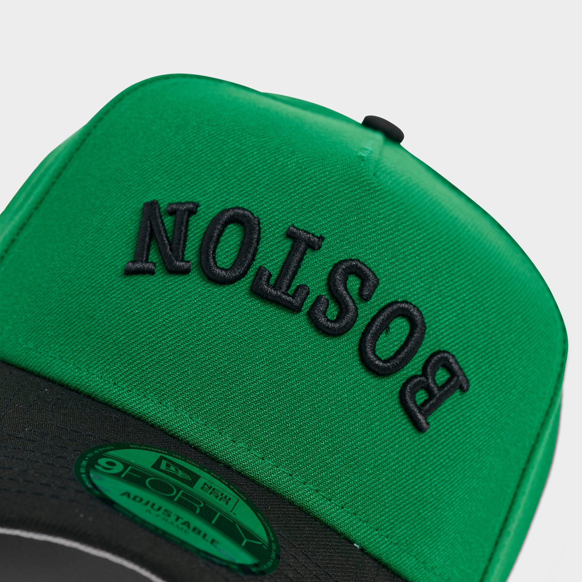 New Era Boston Celtics NBA 9FORTY Upside Down Wordmark A-Frame Adjustable Back Hat
