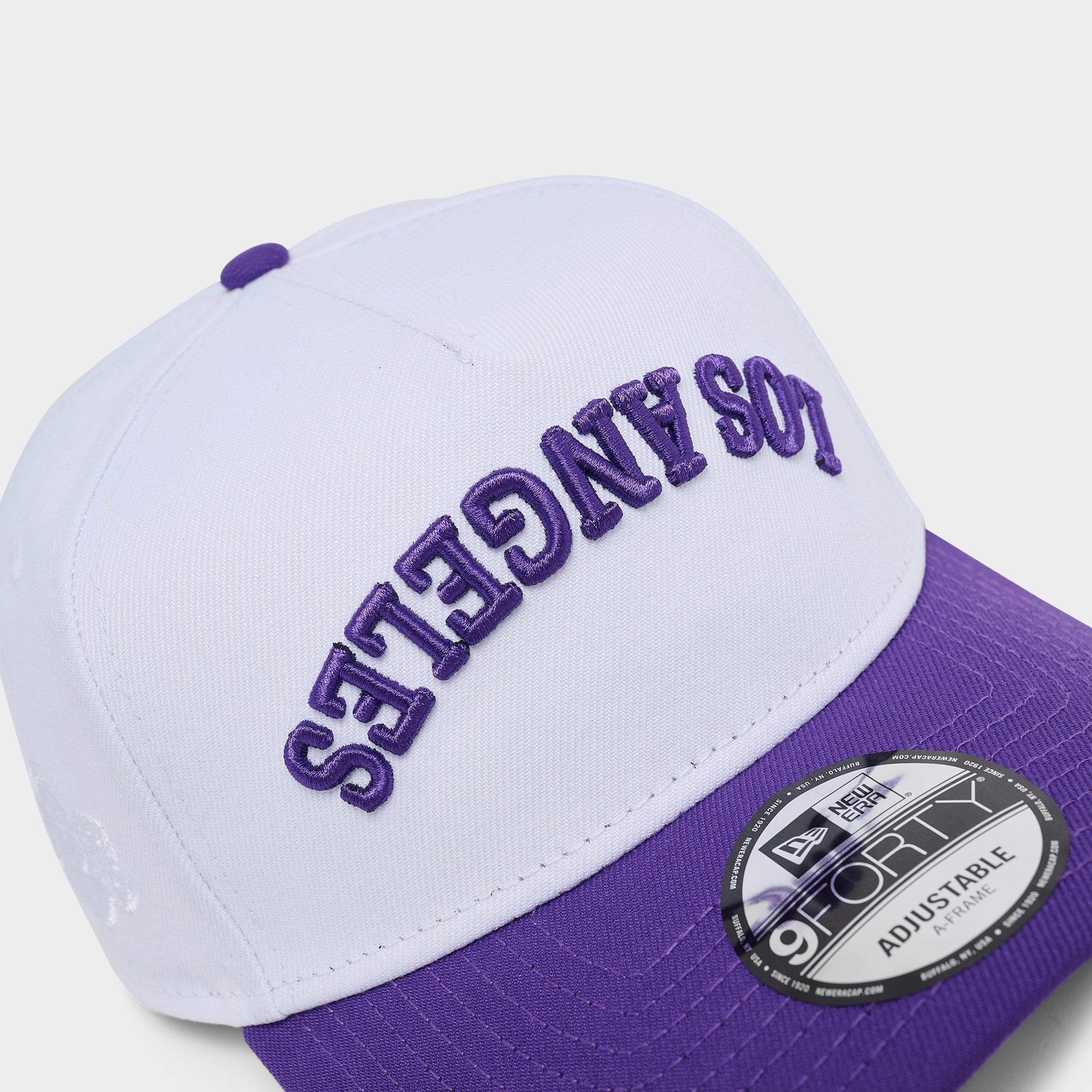 New Era Los Angeles Lakers NBA Upside Down 9FORTY A-Frame Snapback Hat