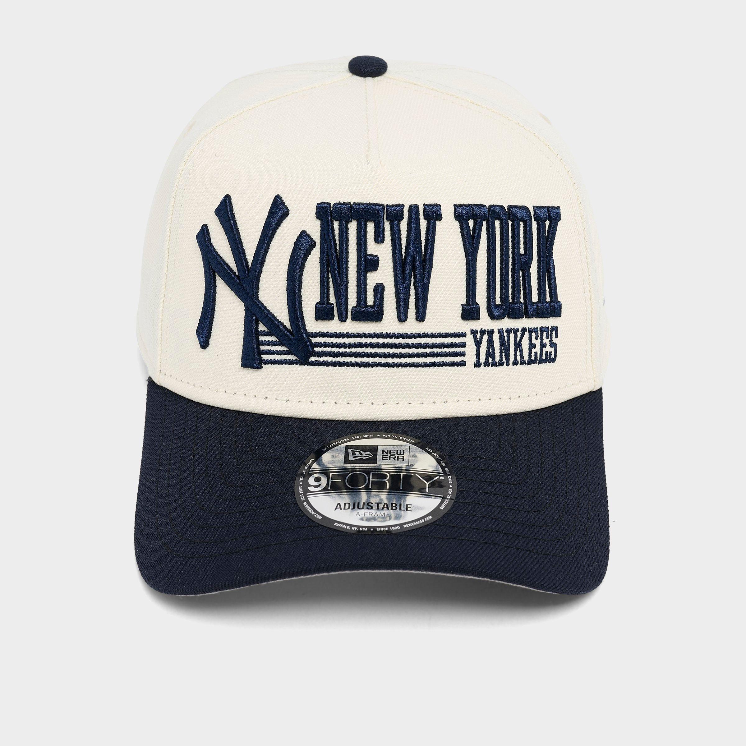 New Era New York Yankees MLB Big Wordmark 9FORTY A-Frame Snapback Hat