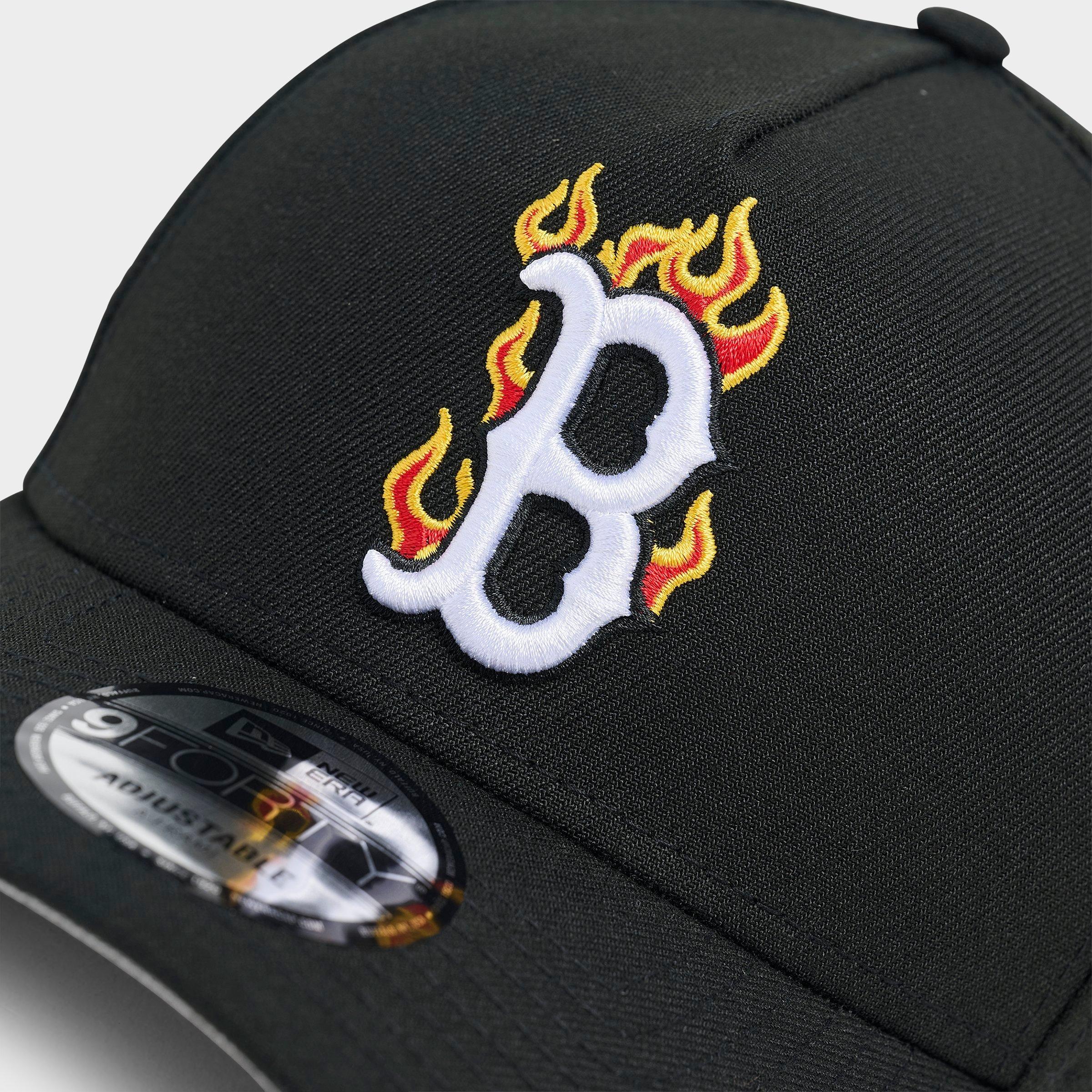New Era Boston Red Sox MLB Flames 9FORTY A-Frame Snapback Hat