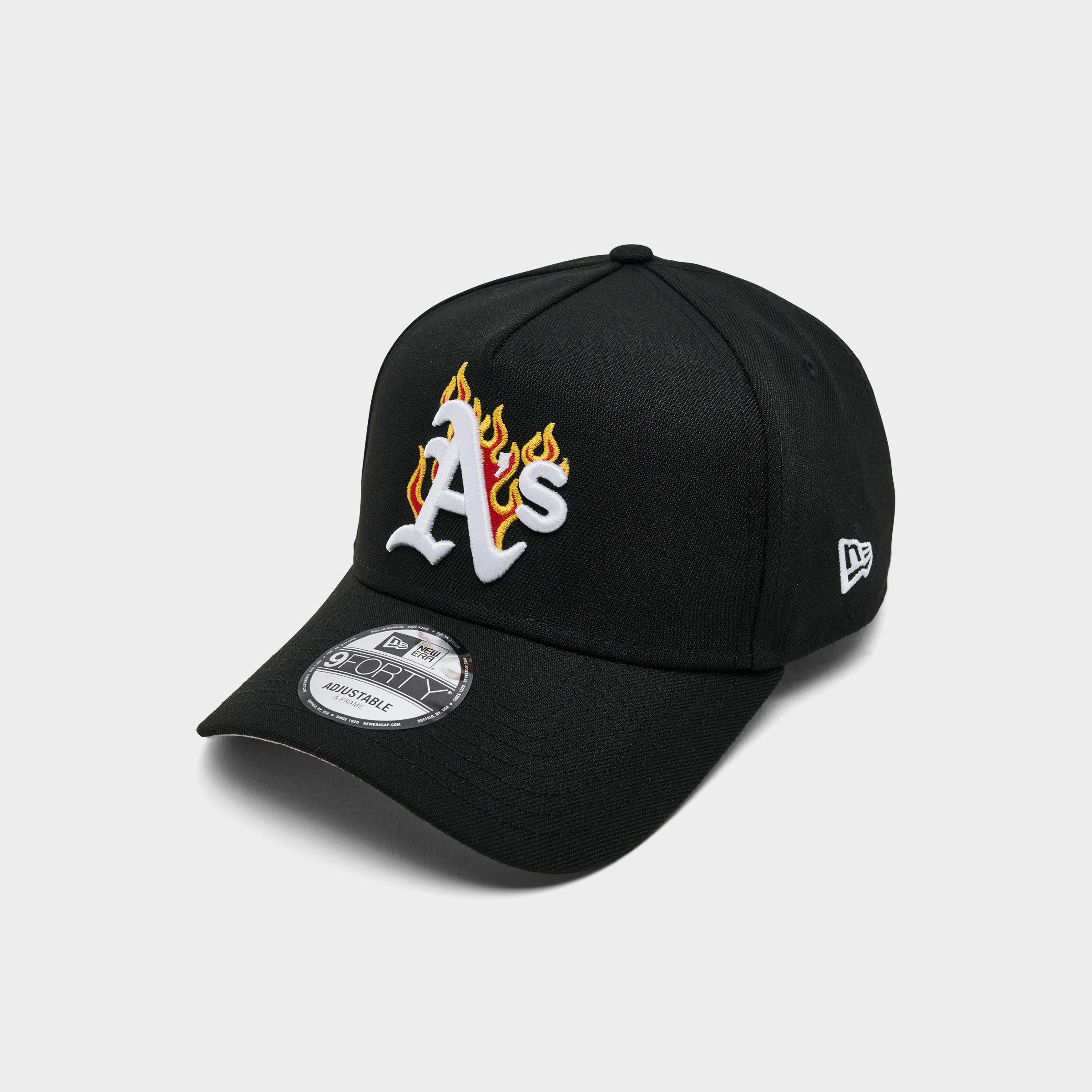 New Era A's MLB Flames 9FORTY A-Frame Snapback Hat | JD Sports