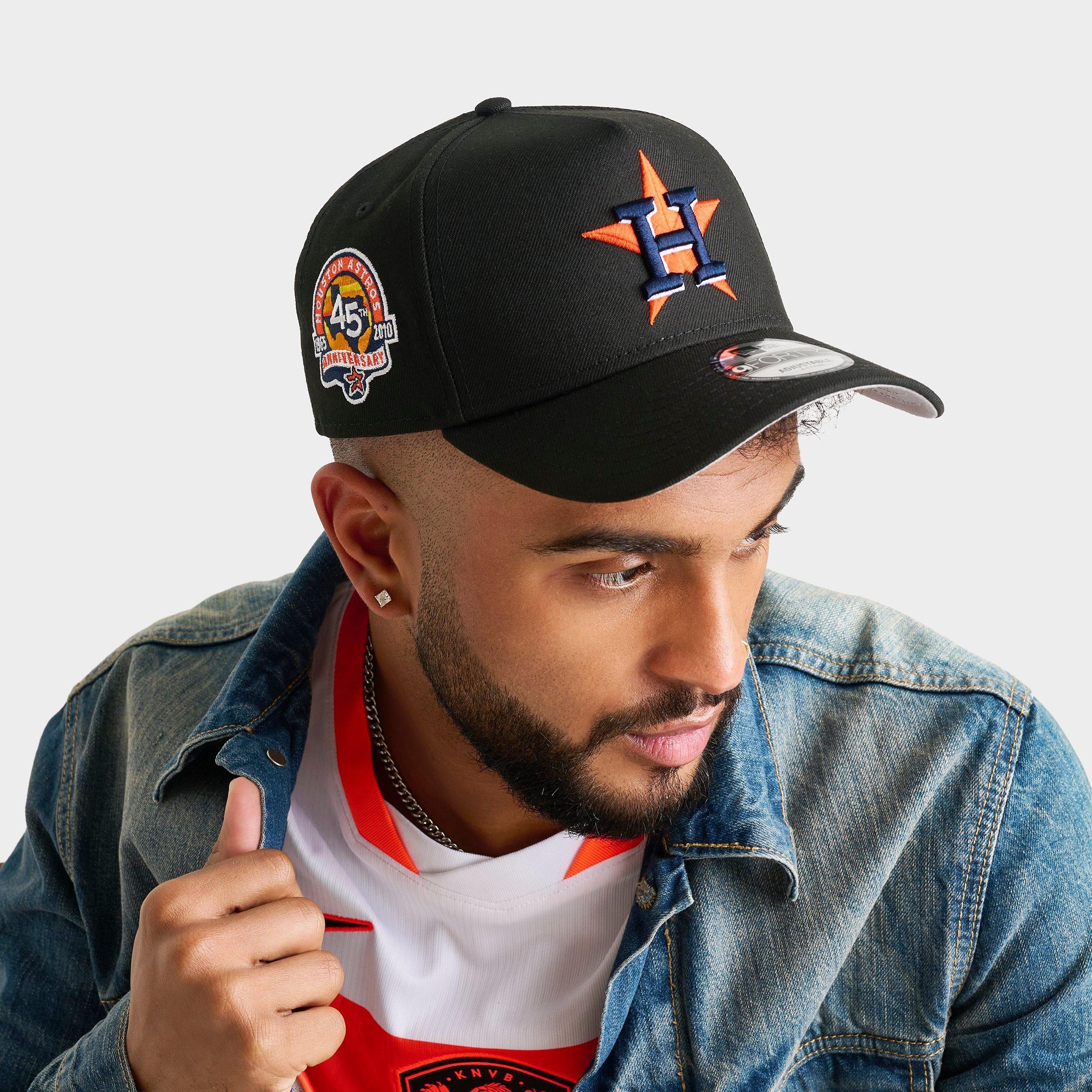New Era Houston Astros MLB 9FORTY A-Frame Two Tone Logo Snapback Hat