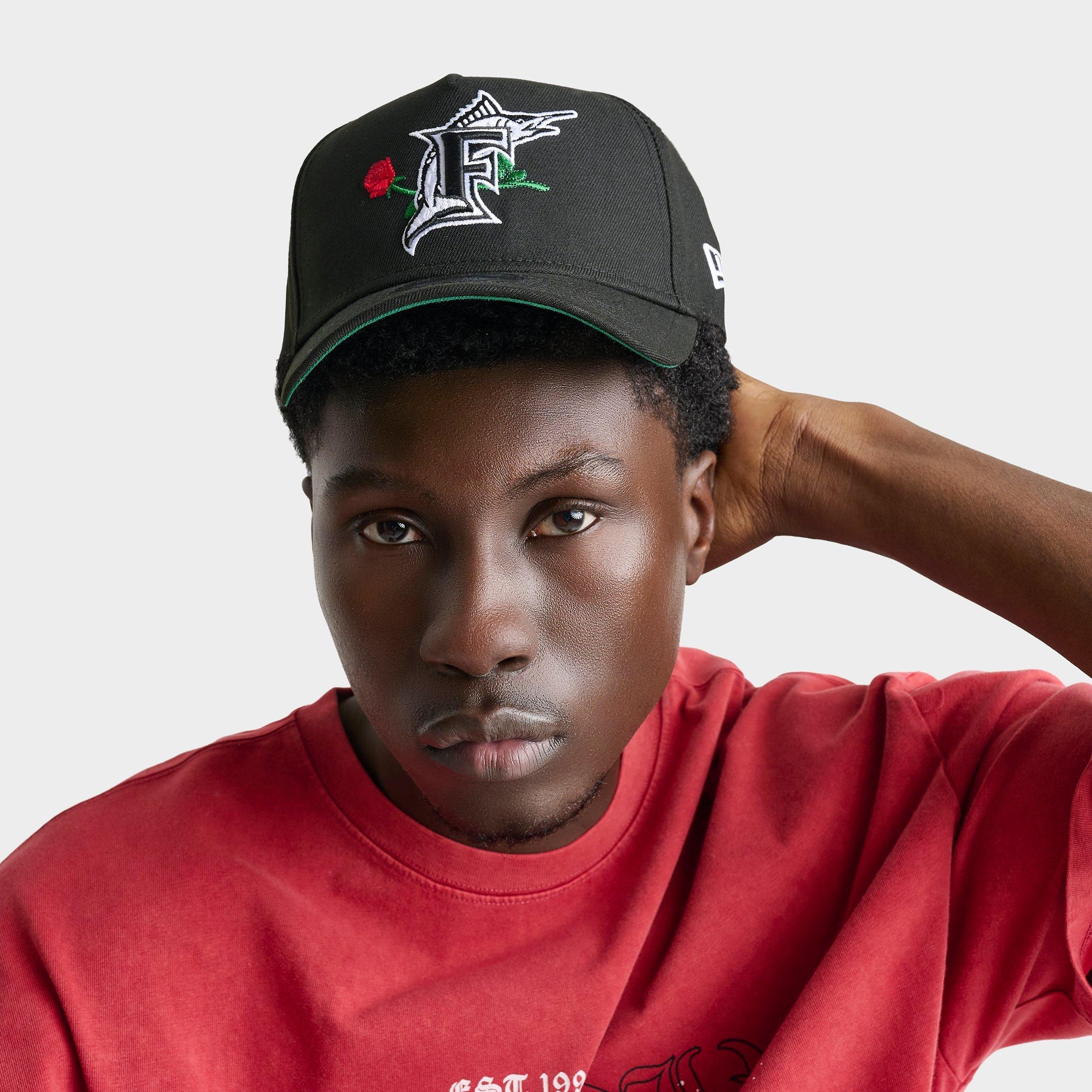 New Era Florida Marlins MLB Flower 9FORTY A-Frame Snapback Hat