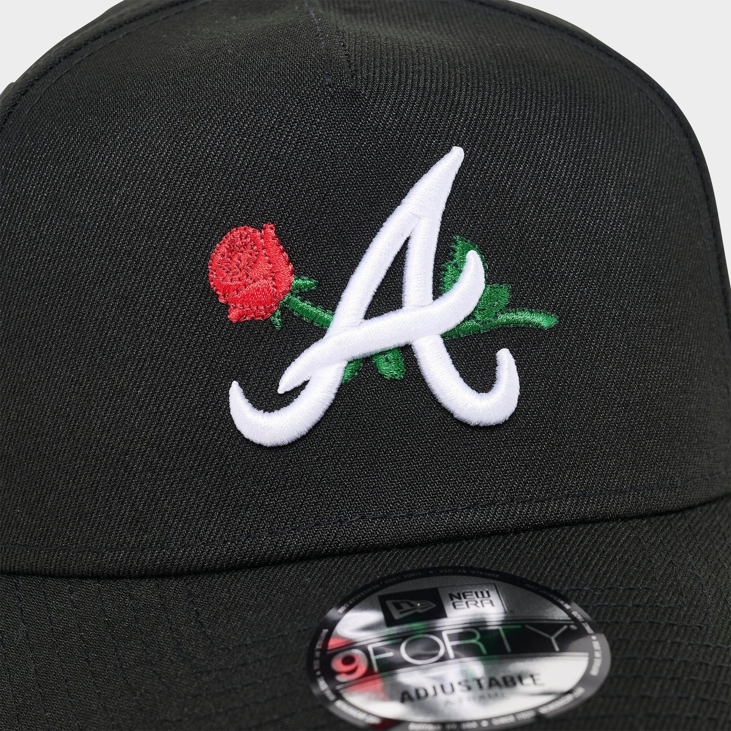New Era Atlanta Braves MLB Flower 9FORTY A-Frame Snapback Hat