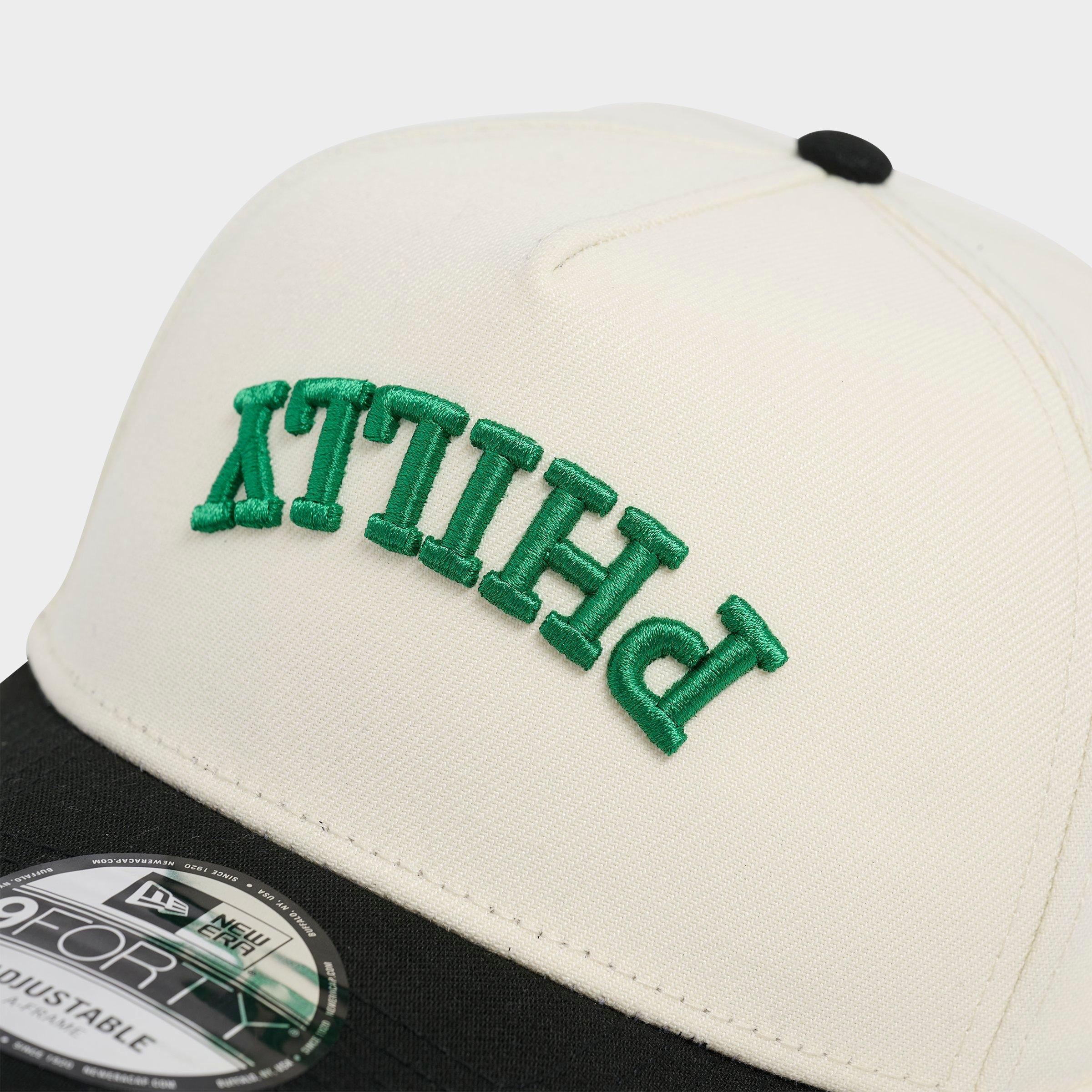 New Era Philadelphia Eagles NFL 9FORTY A-Frame Upside Down Wordmark Snapback Hat