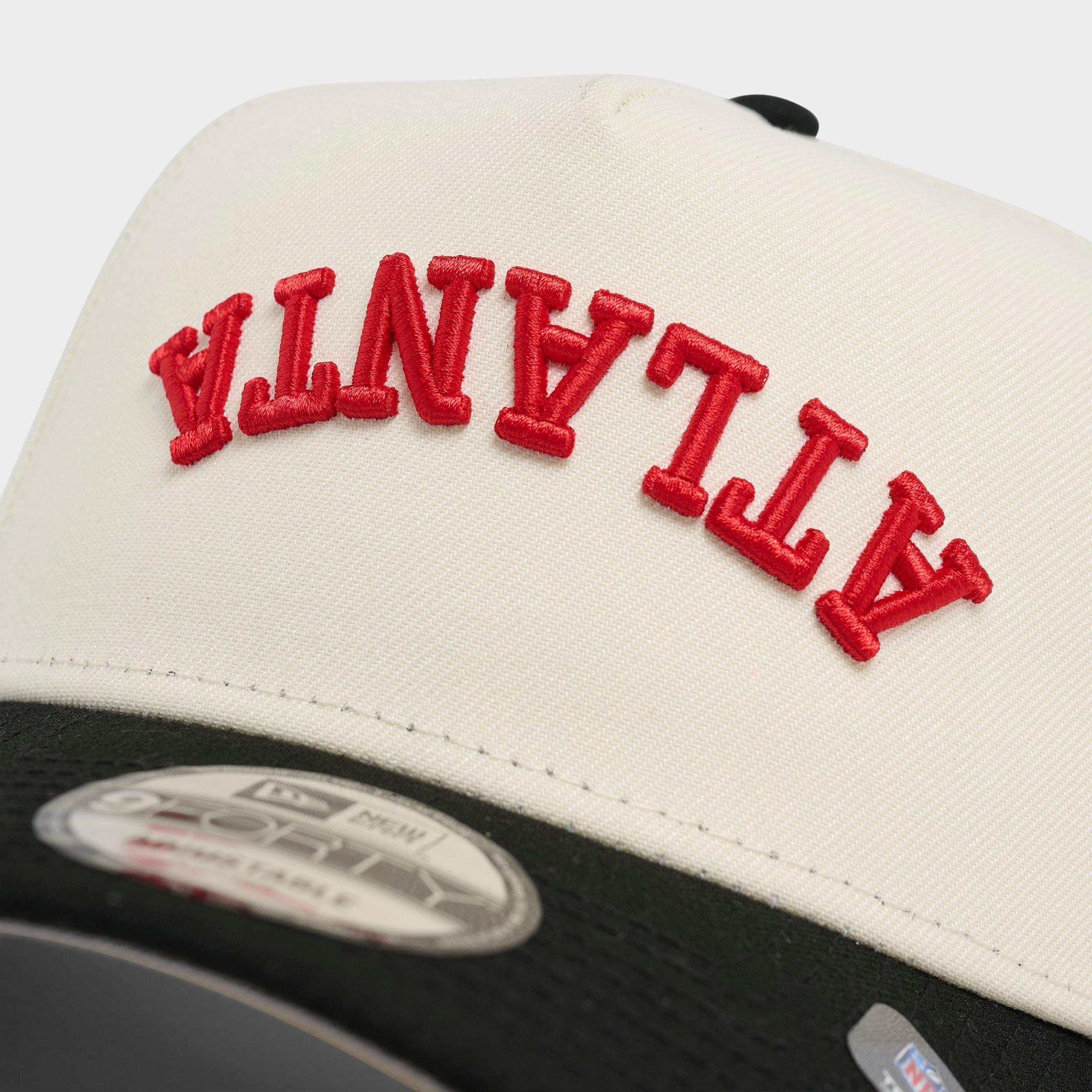 New Era Atlanta Falcons NFL 9FORTY A-Frame Upside Down Wordmark Snapback Hat
