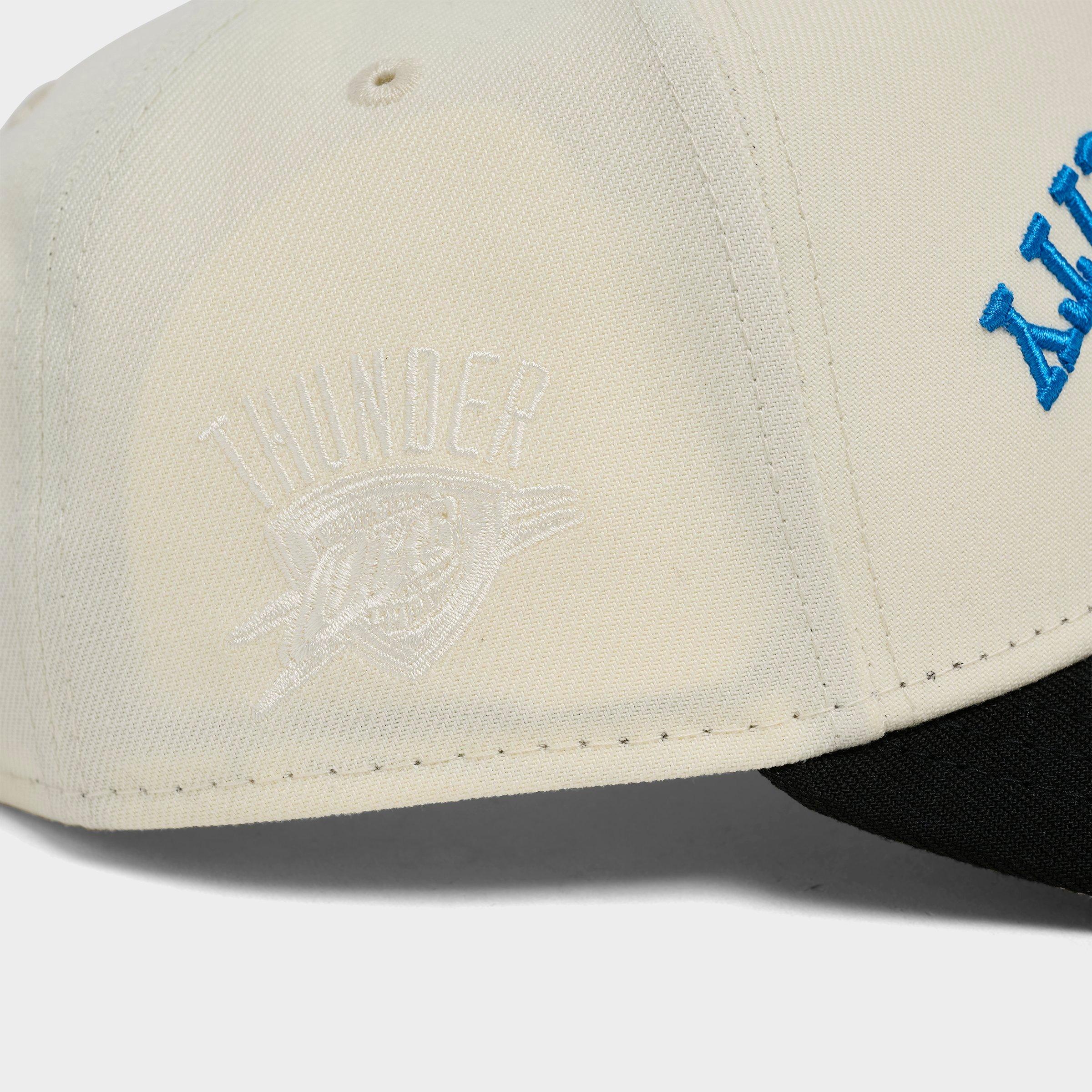 New Era Oklahoma City Thunder NBA 9FORTY A-Frame Upside Down Wordmark Snapback Hat