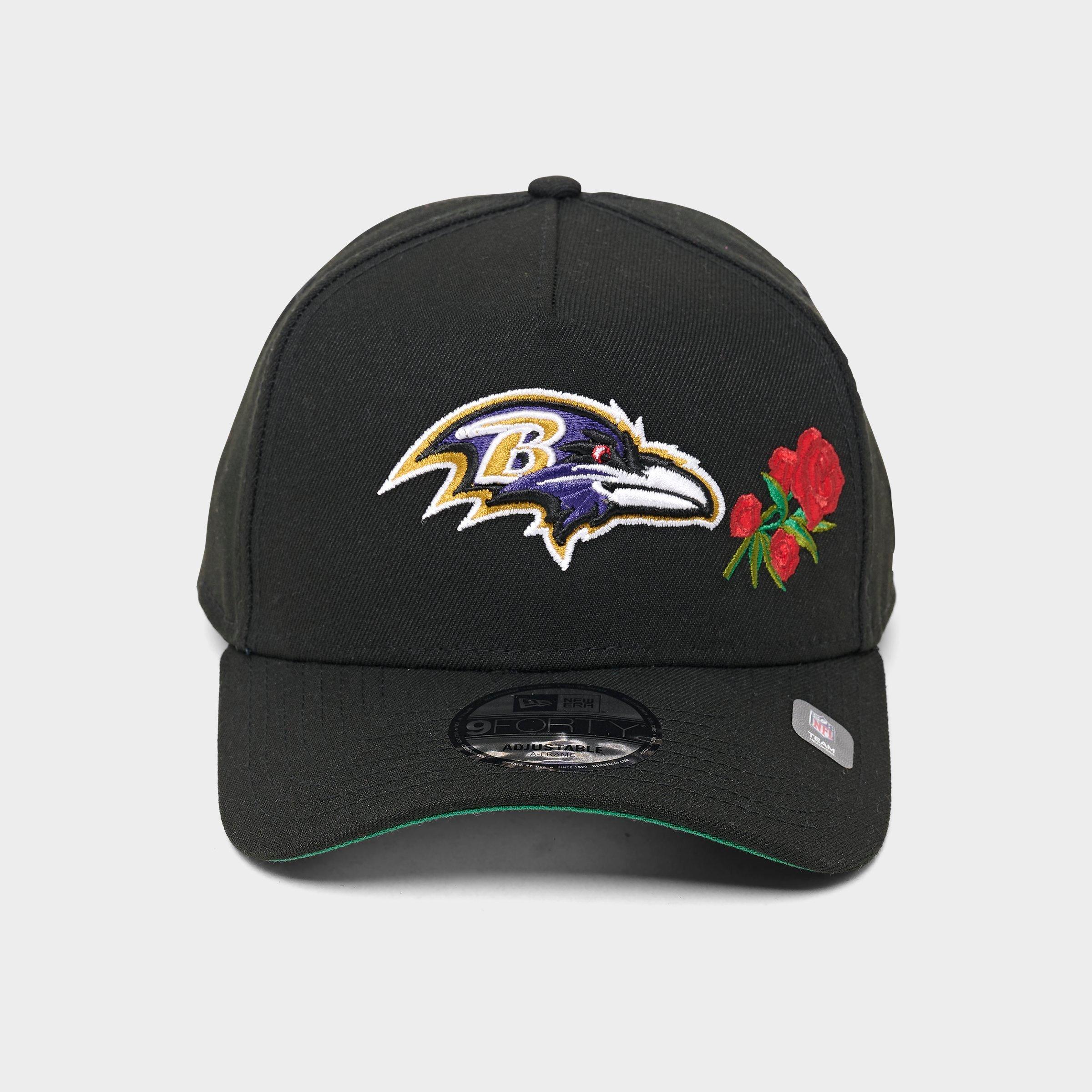 New Era Baltimore Ravens NFL 9FORTY Rose Logo Snapback Hat