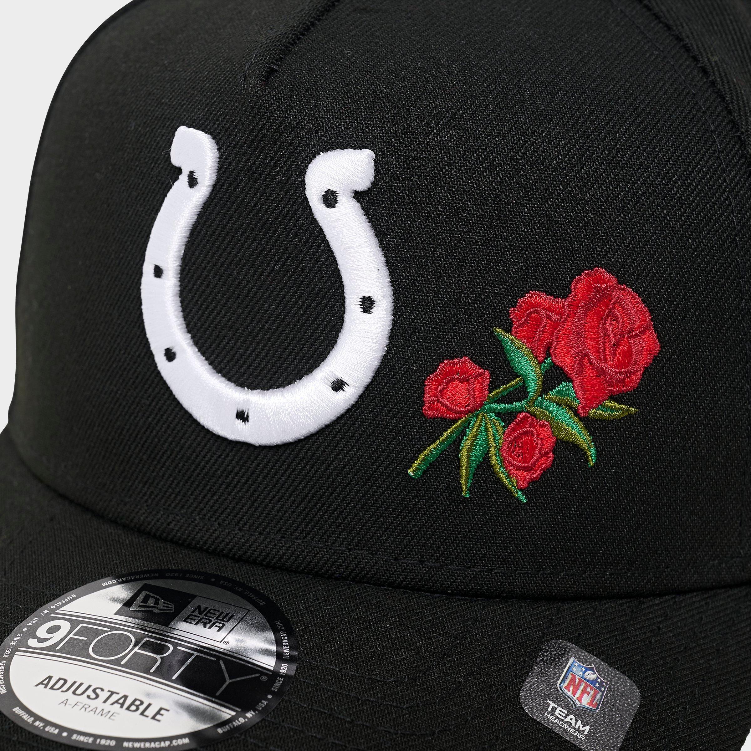 New Era Indianapolis Colts NFL 9FORTY Rose Logo Snapback Hat