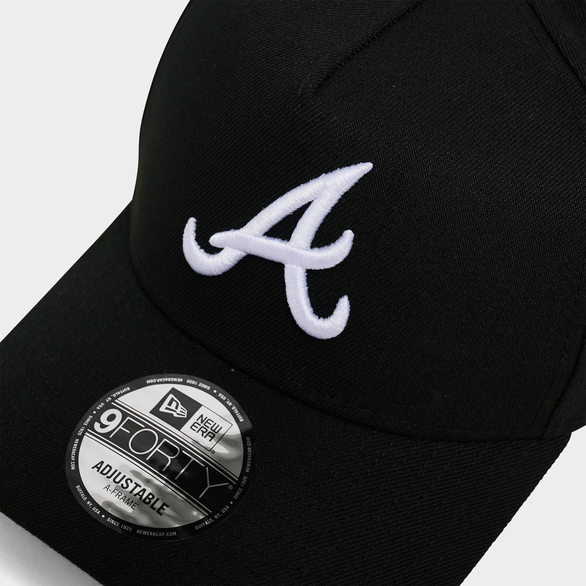 New Era Atlanta Braves MLB 9FORTY A-Frame Monochrome Snapback Hat