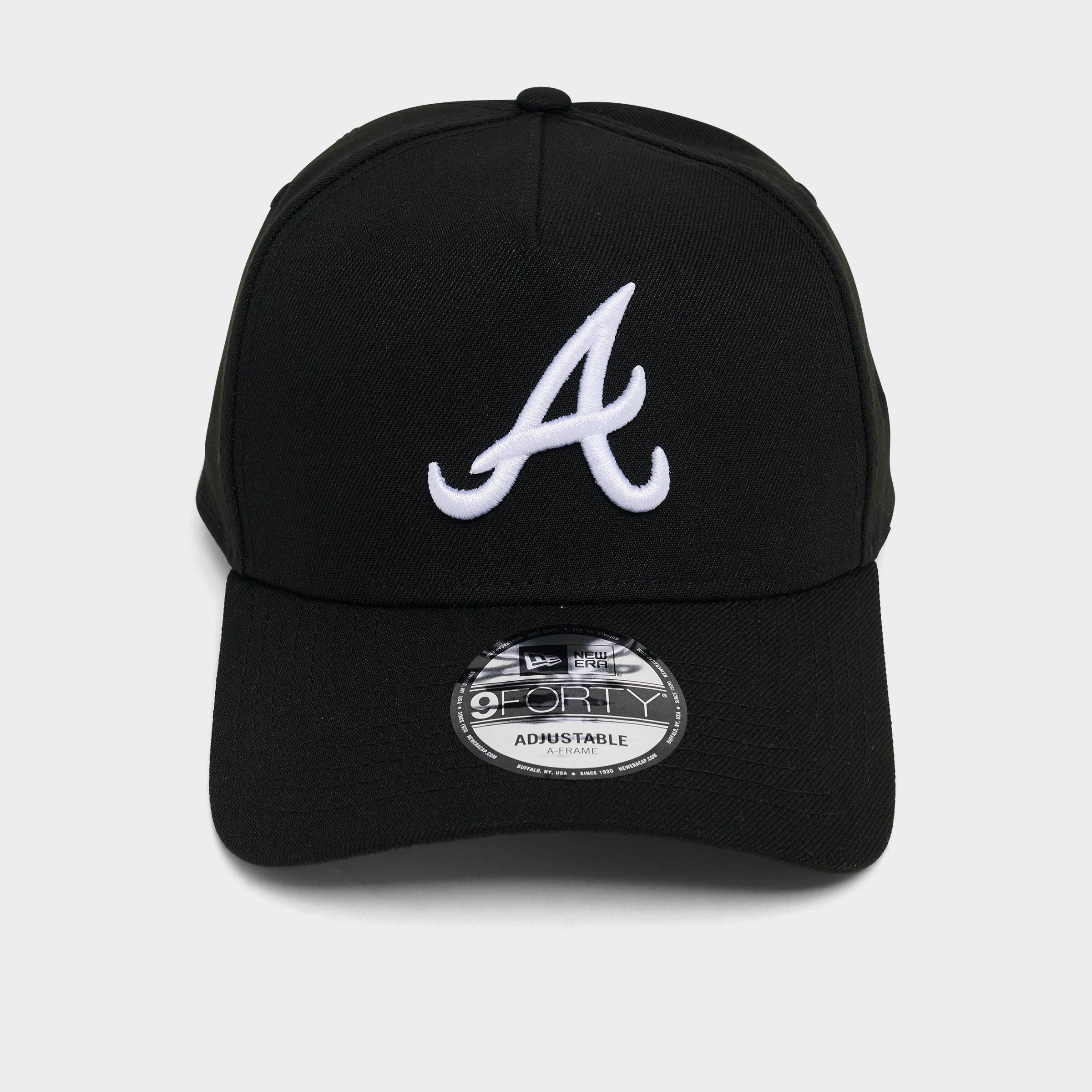 New Era Atlanta Braves MLB 9FORTY A-Frame Monochrome Snapback Hat