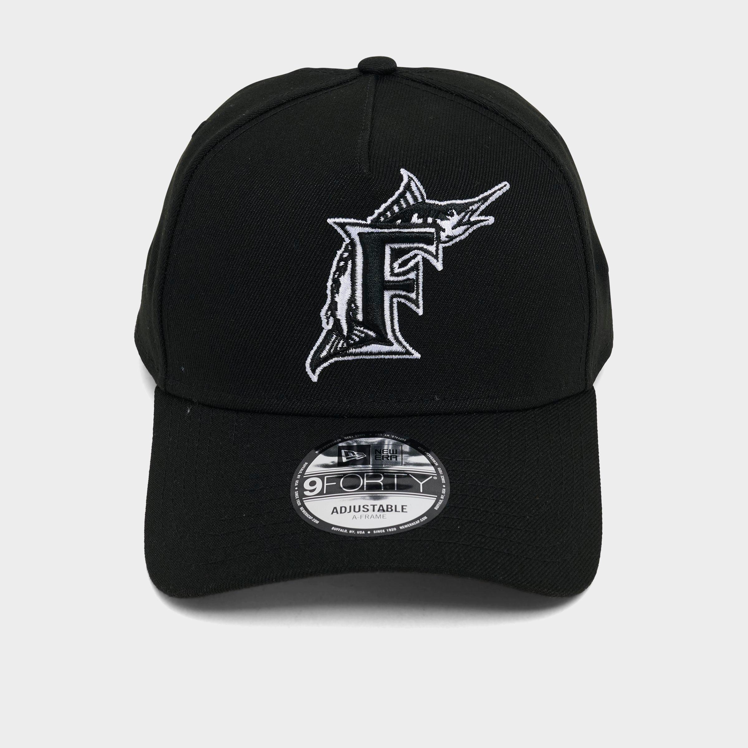 New Era Florida Marlins MLB 9FORTY A-Frame Monochrome Snapback Hat