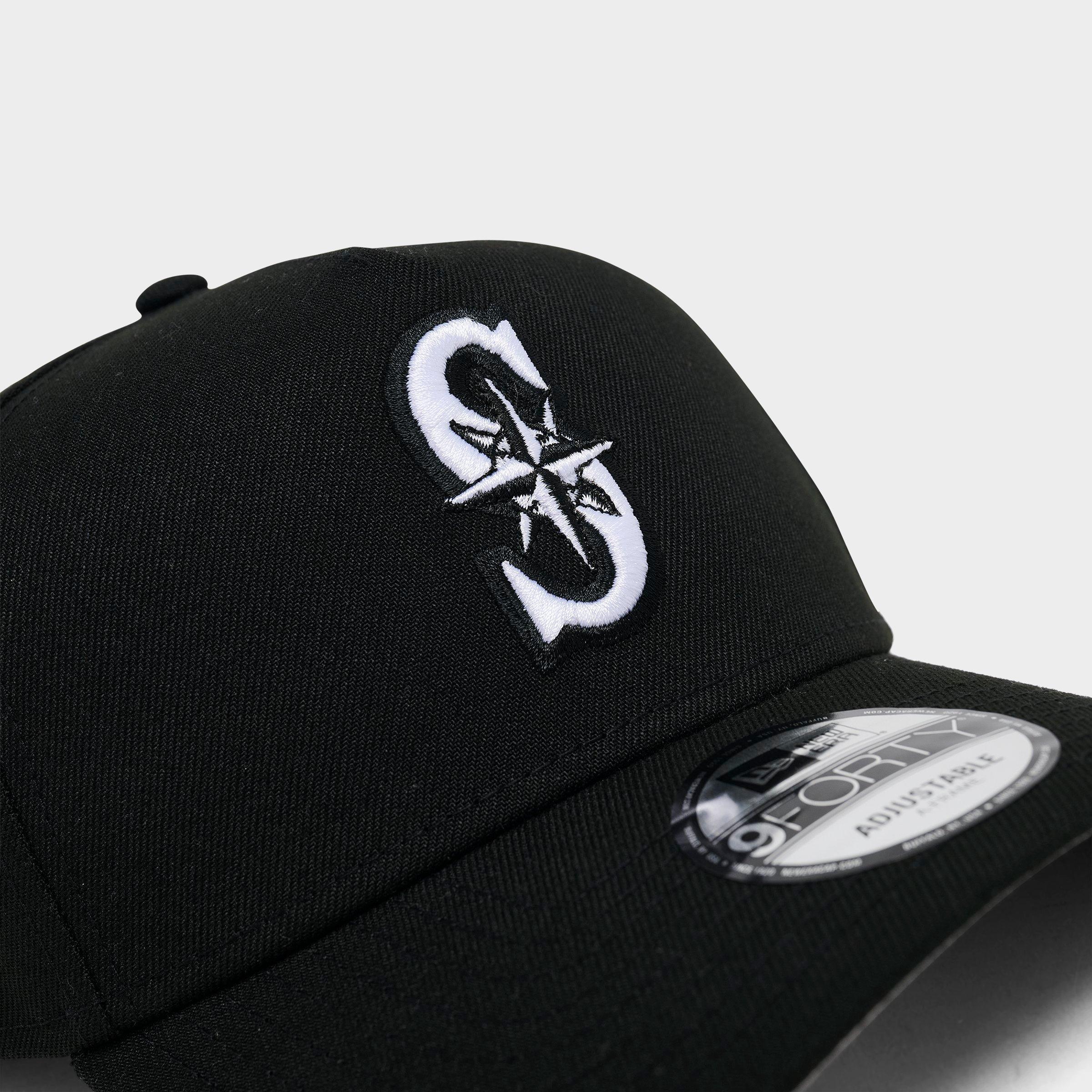 New Era Seattle Mariners MLB 9FORTY A-Frame Monochrome Snapback Hat