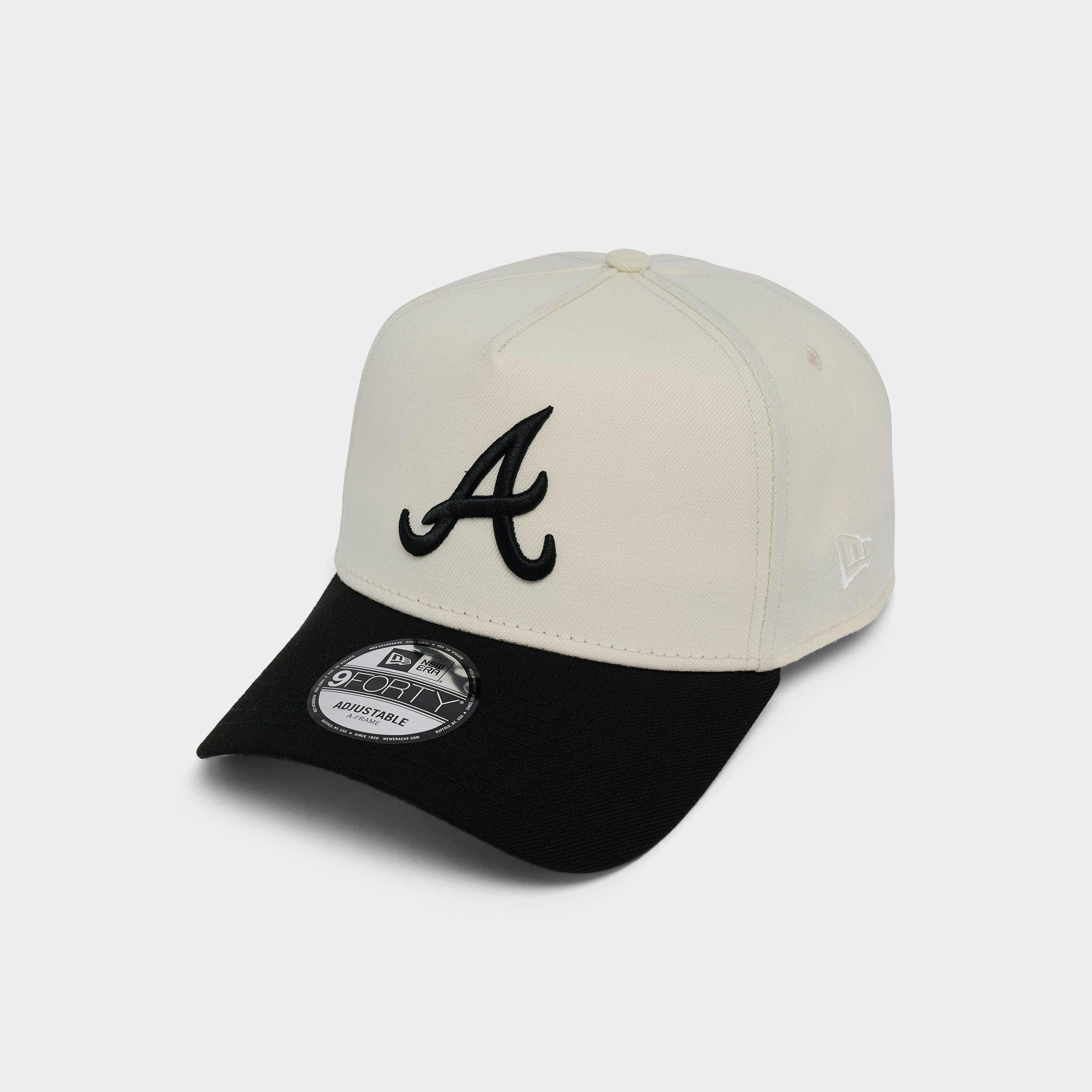 New Era Atlanta Braves MLB 9FORTY A-Frame Monochrome Snapback Hat
