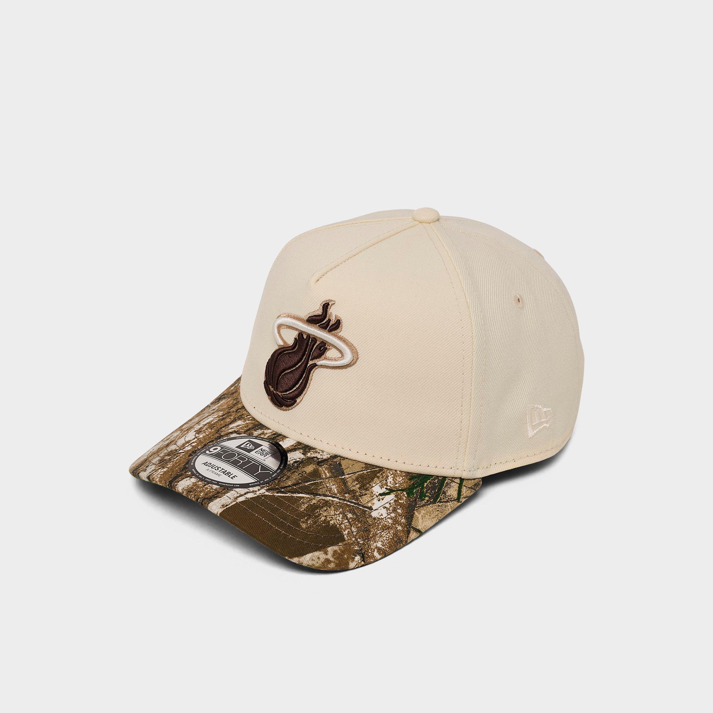 New Era Miami Heat NBA Camo 9FORTY A-Frame Snapback Hat
