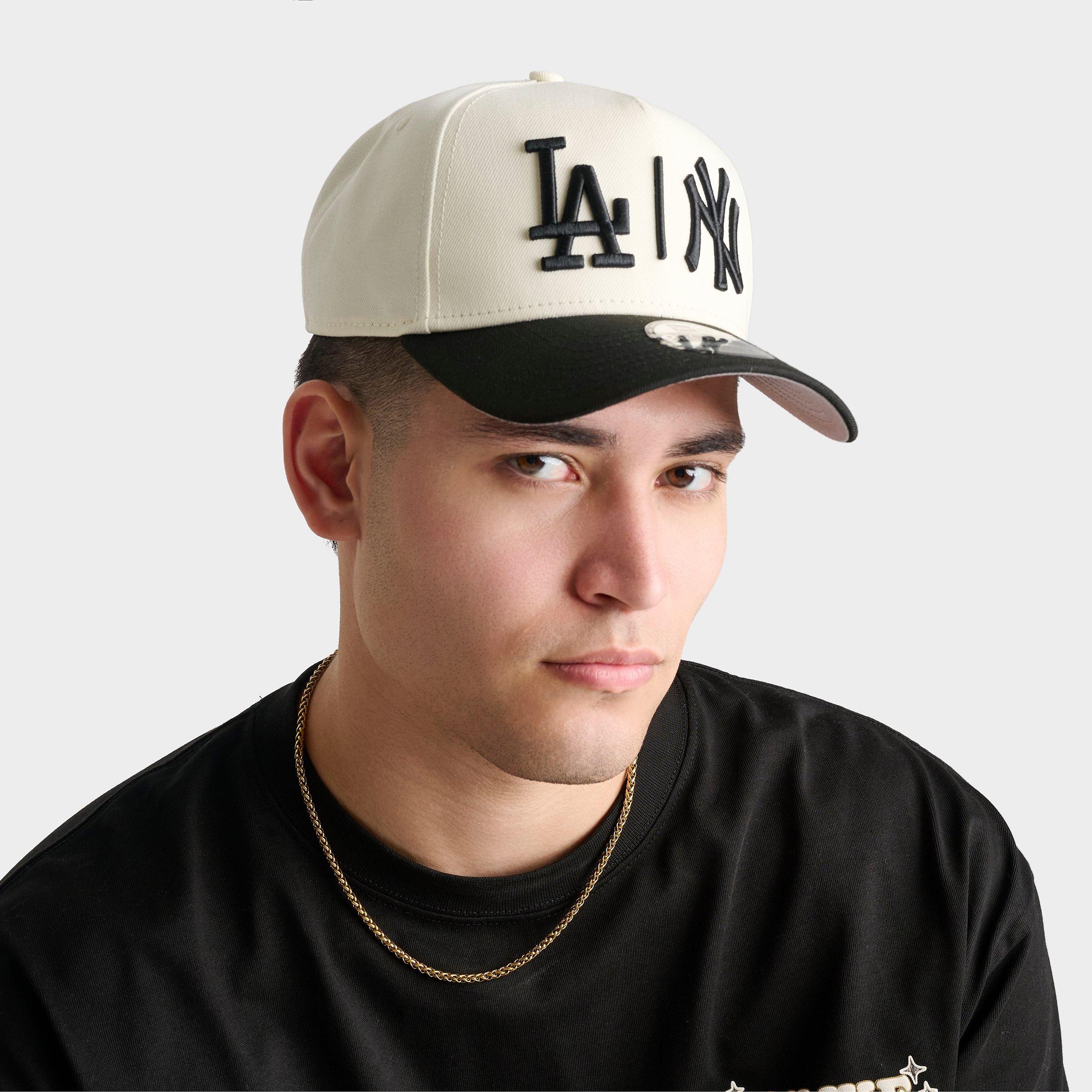 New Era Los Angeles Dodgers New York Yankees MLB Split 9FORTY A-Frame Snapback Hat