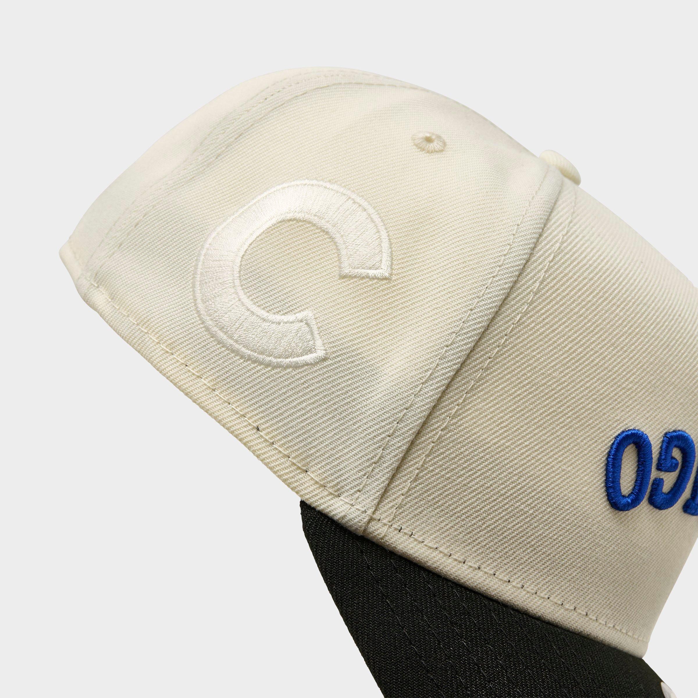 New Era Chicago Cubs MLB Upside Down Wordmark 9FORTY A-Frame Snapback Hat