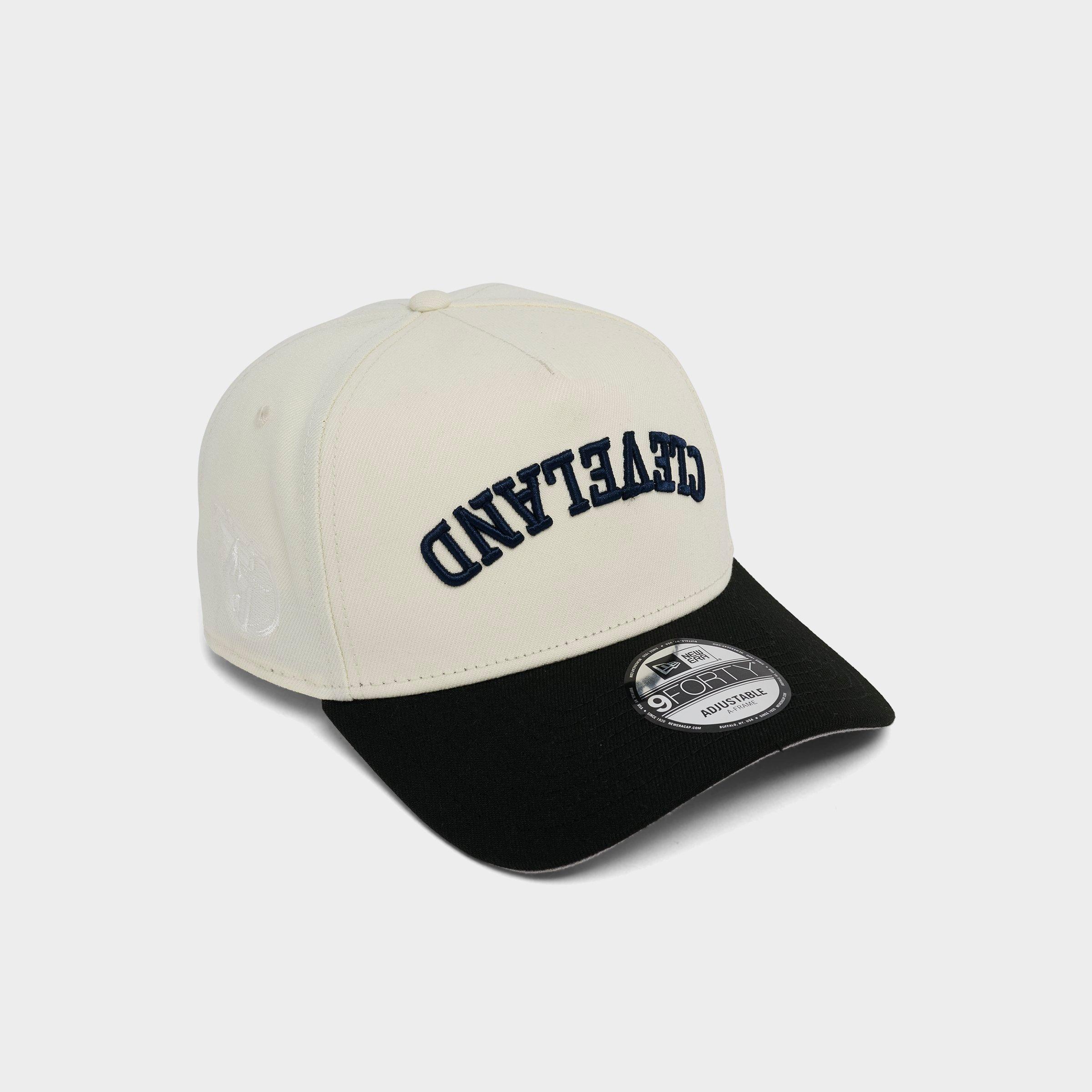 New Era Cleveland Guardians MLB 9FORTY A-Frame Upside Down Wordmark Snapback Hat