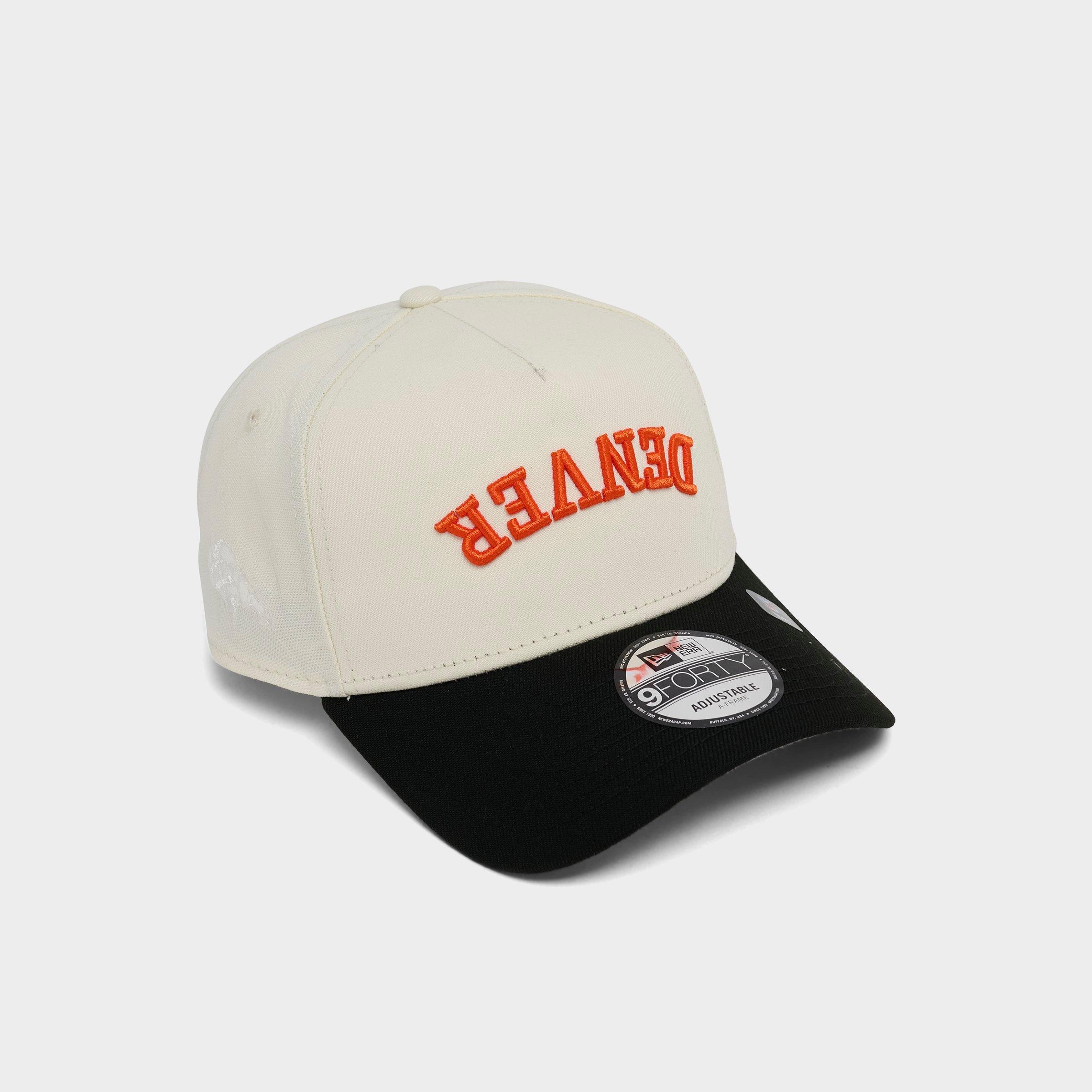 New Era Denver Broncos NFL 9FORTY A-Frame Upside Down Wordmark Snapback Hat