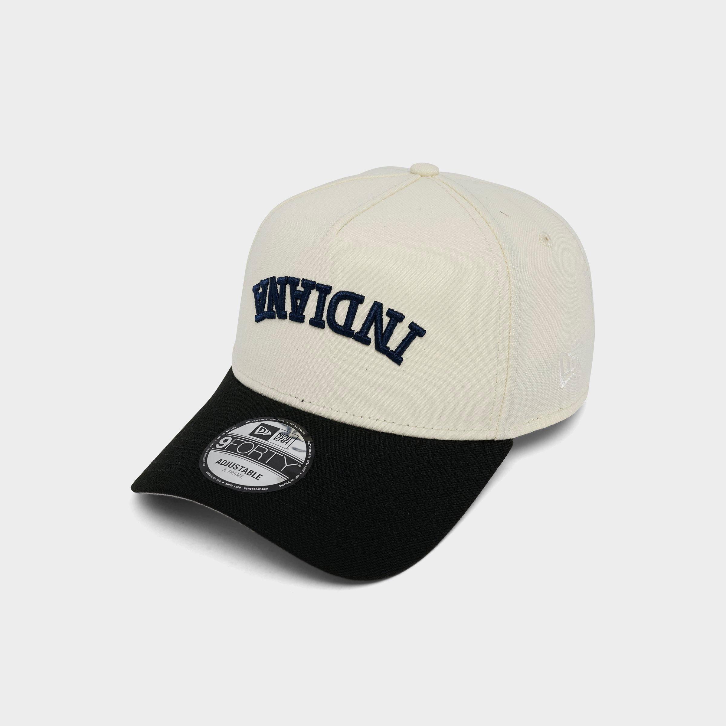 New Era Indiana Pacers NBA 9FORTY A-Frame Upside Down Wordmark Snapback Hat