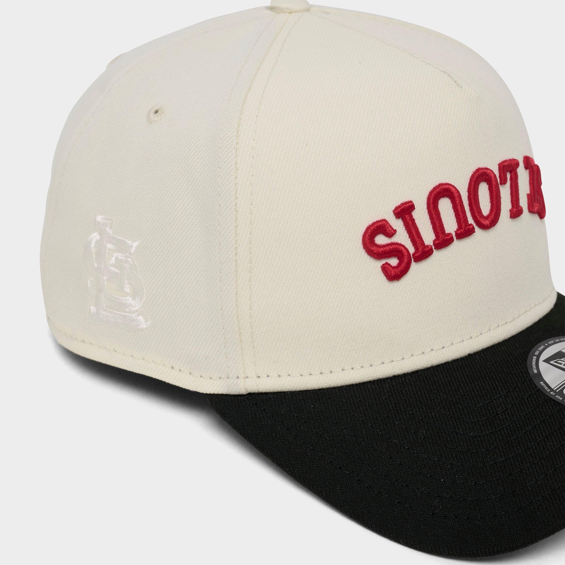 New Era St. Louis Cardinals MLB Upside Down Wordmark 9FORTY A-Frame Snapback Hat