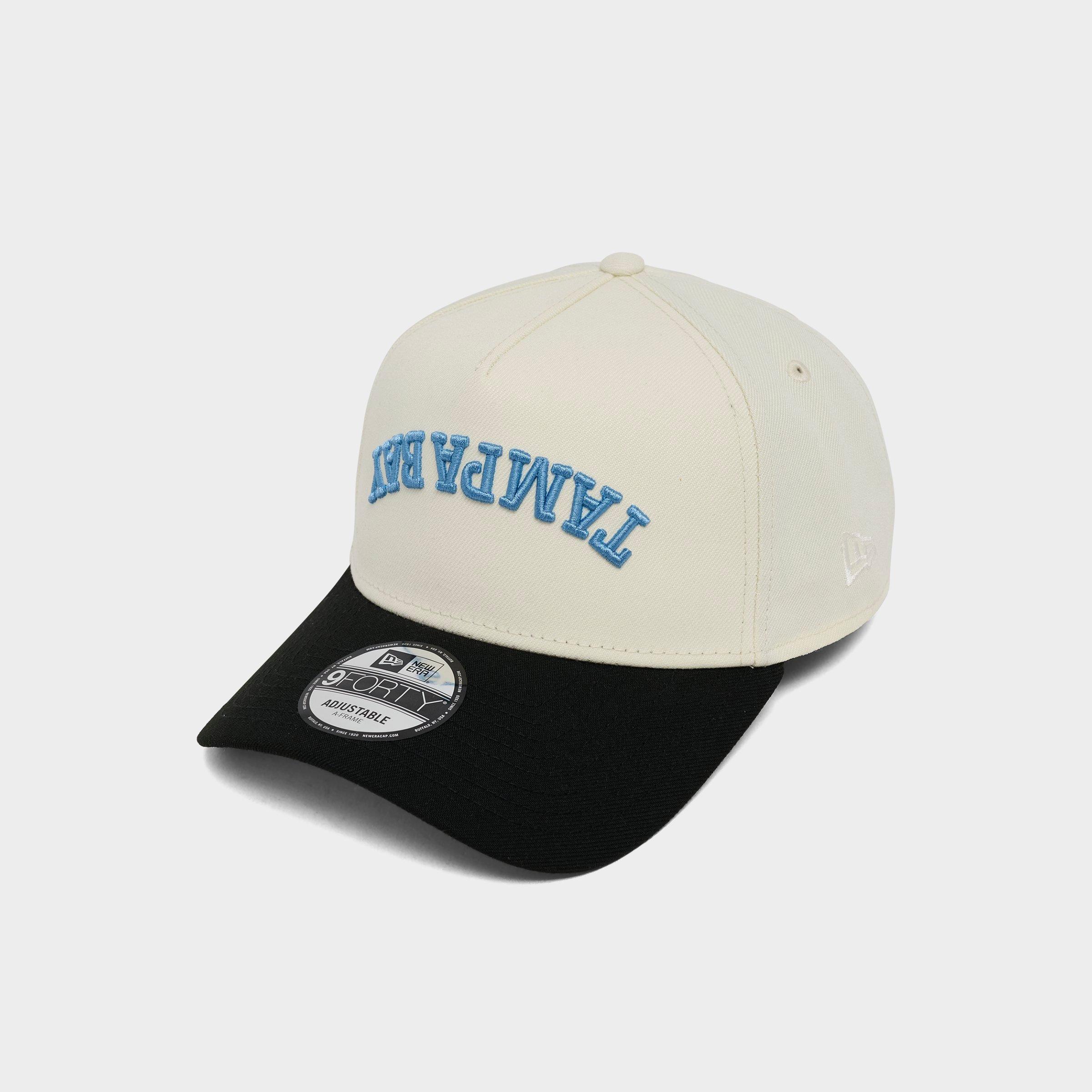 New Era Tampa Bay Rays MLB Upside Down Wordmark 9FORTY A-Frame Snapback Hat