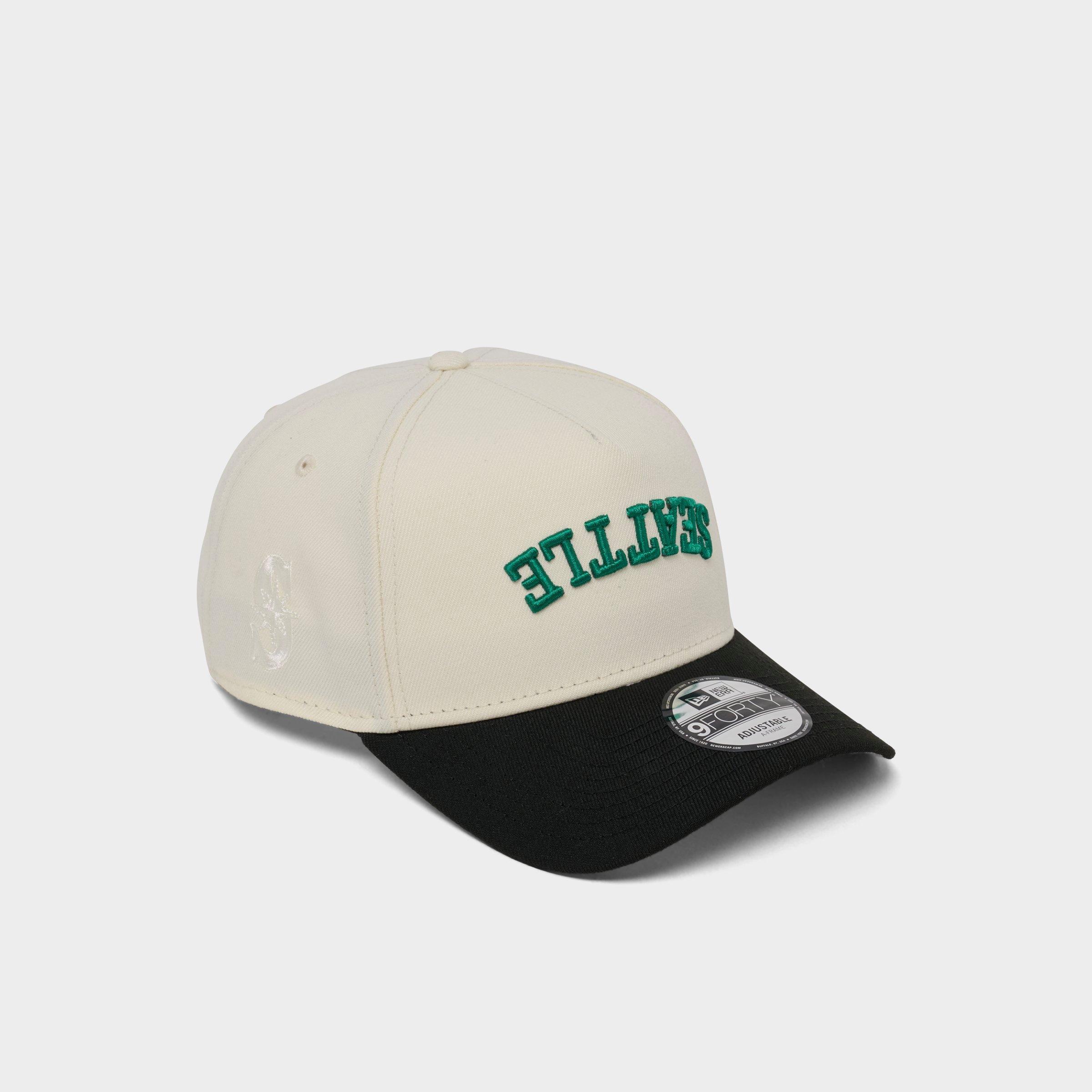 New Era Seattle Mariners MLB Upside Down Wordmark 9FORTY A-Frame Snapback Hat