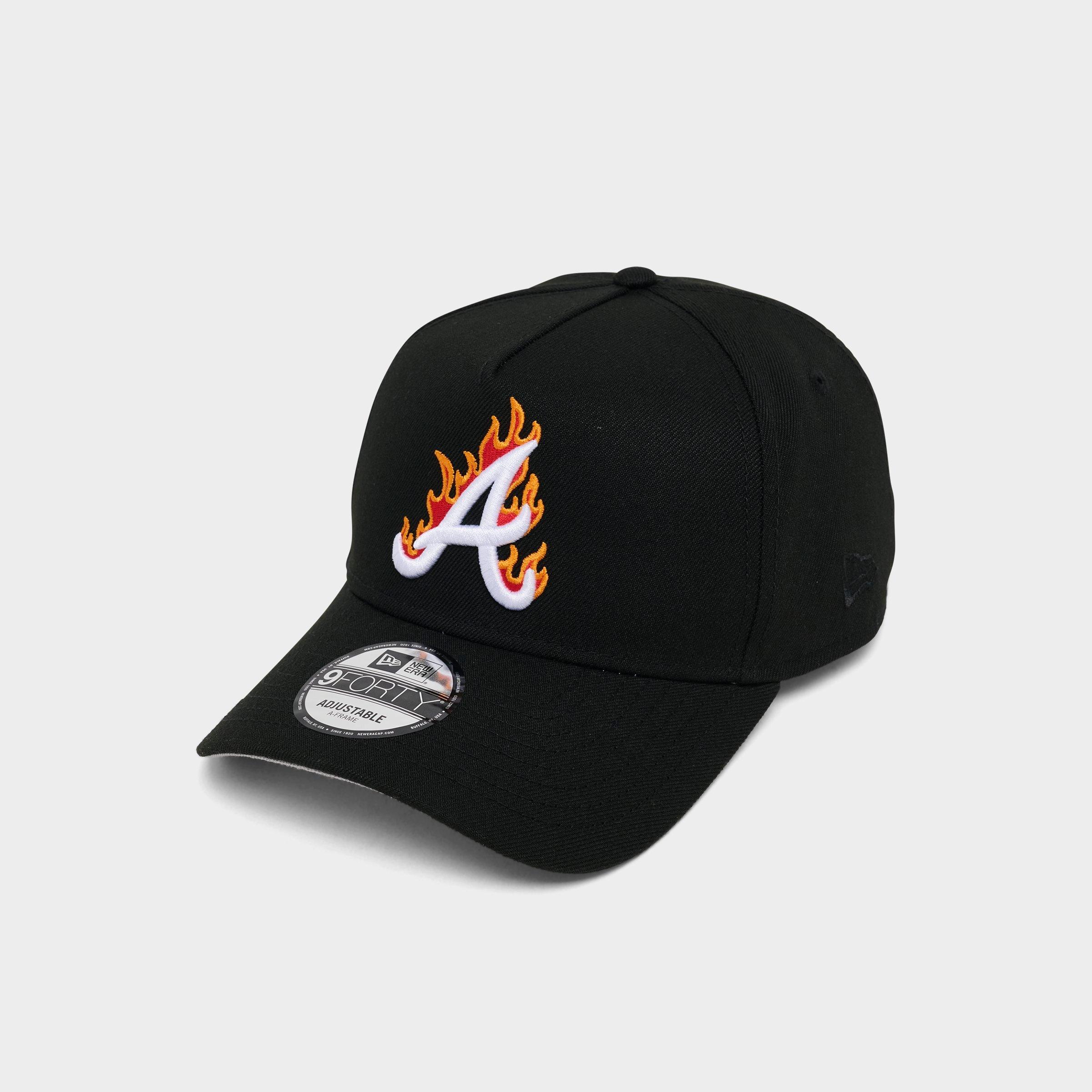 New Era Atlanta Braves MLB 9FORTY Flame Logo Snapback Hat