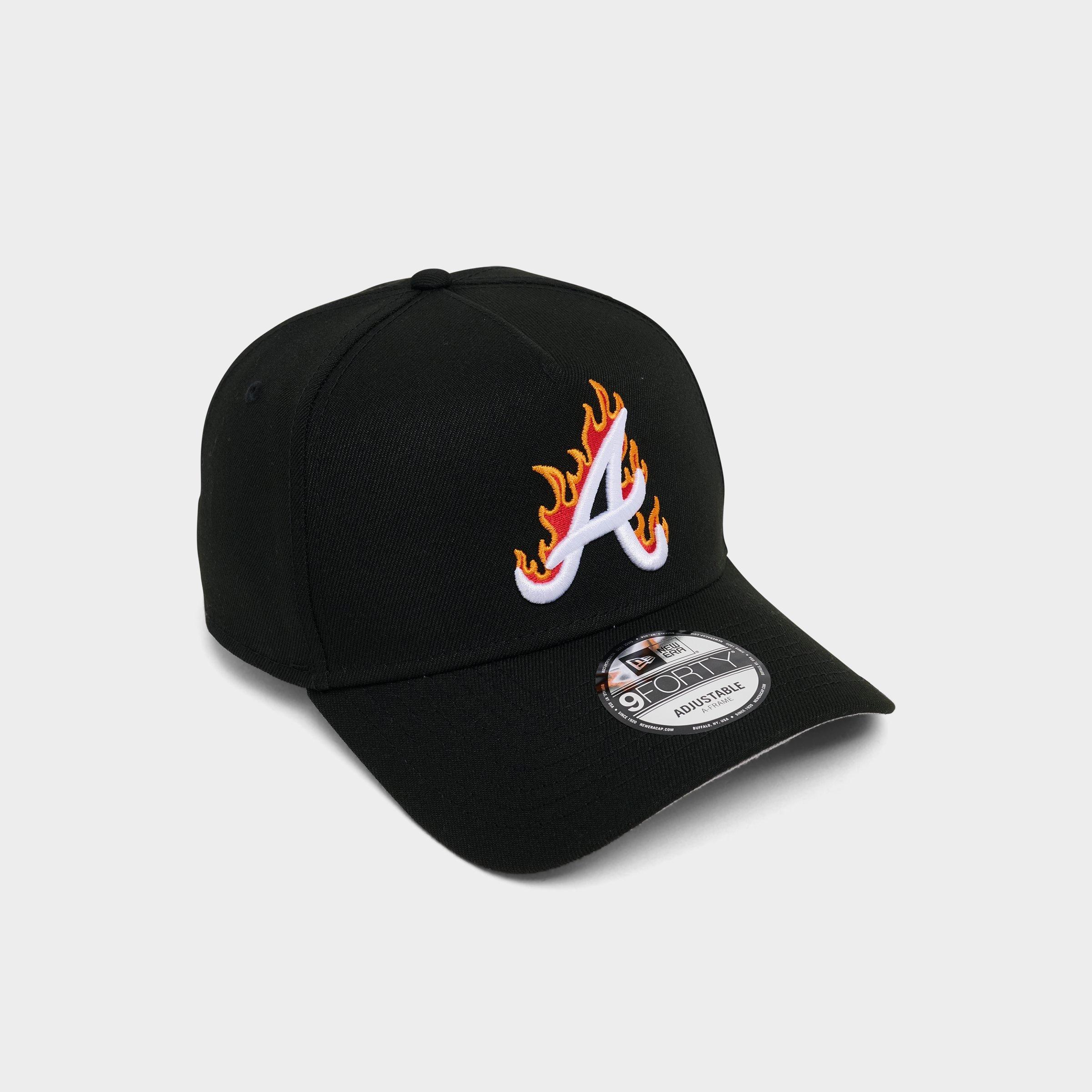 New Era Atlanta Braves MLB 9FORTY Flame Logo Snapback Hat