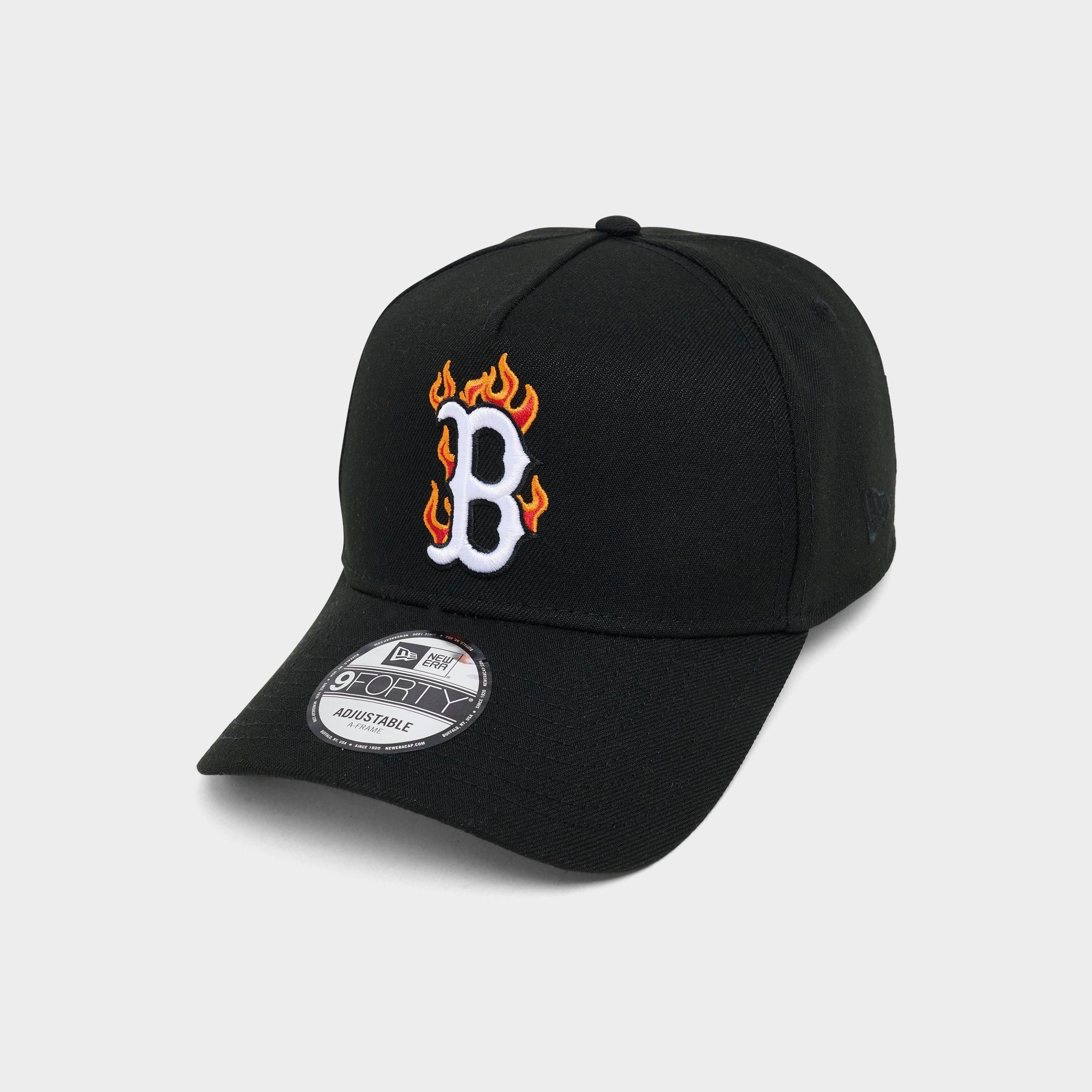 New Era Boston Red Sox MLB Flame Logo 9FORTY A-Frame Snapback Hat
