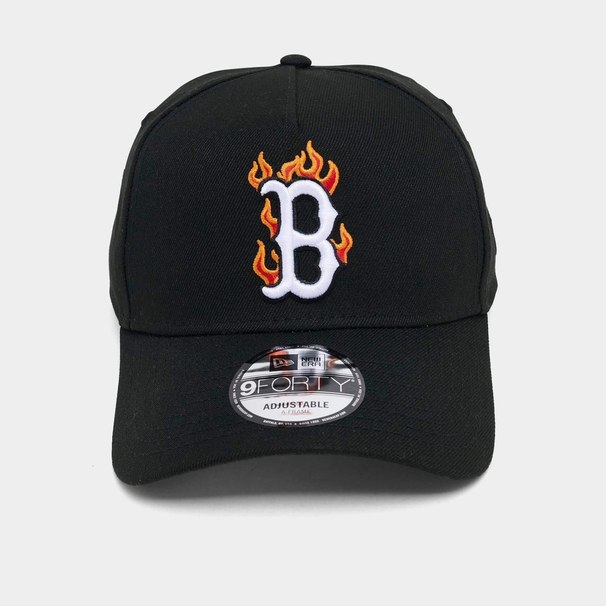 New Era Boston Red Sox MLB Flame Logo 9FORTY A-Frame Snapback Hat