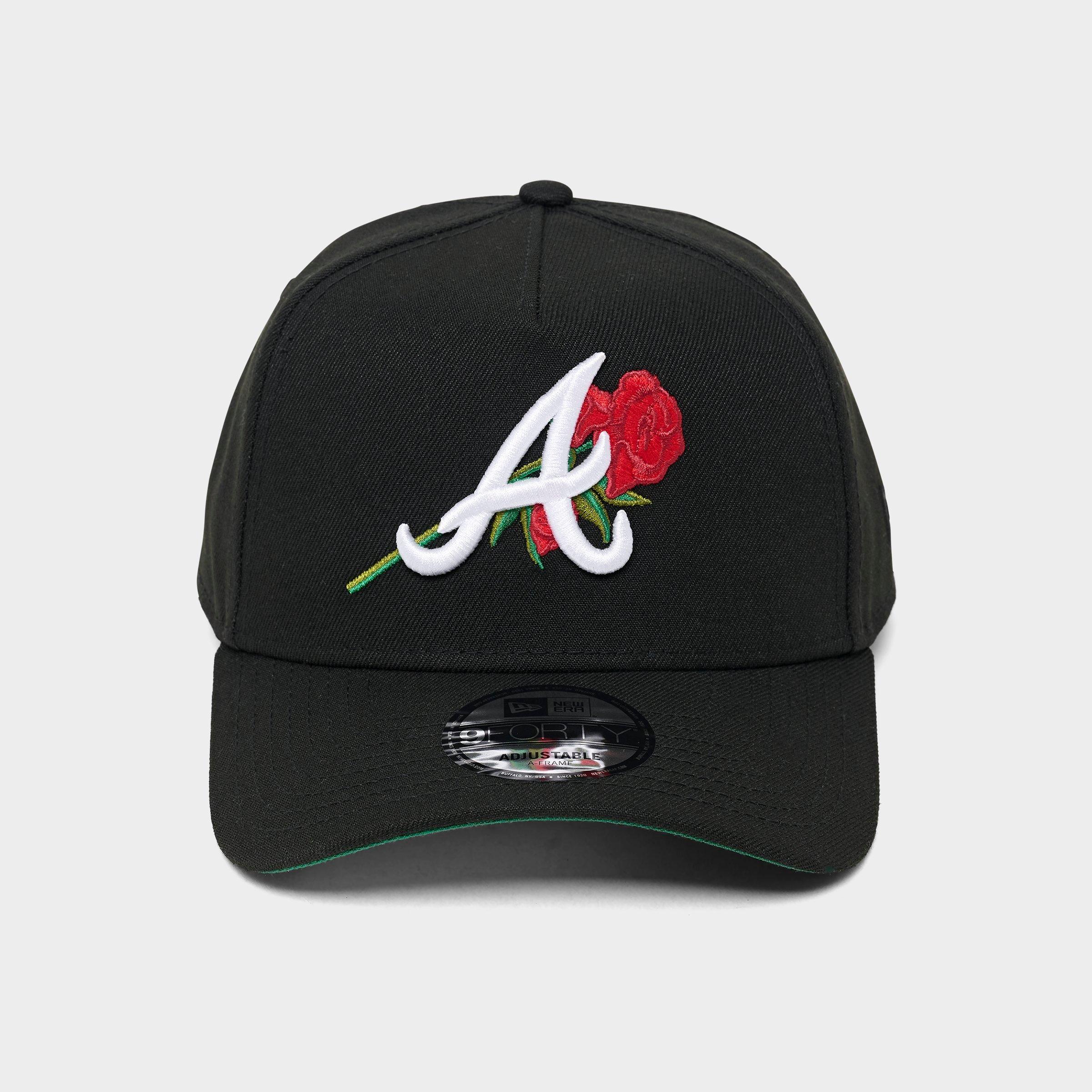 New Era Atlanta Braves MLB Rose 9FORTY A-Frame Snapback Hat