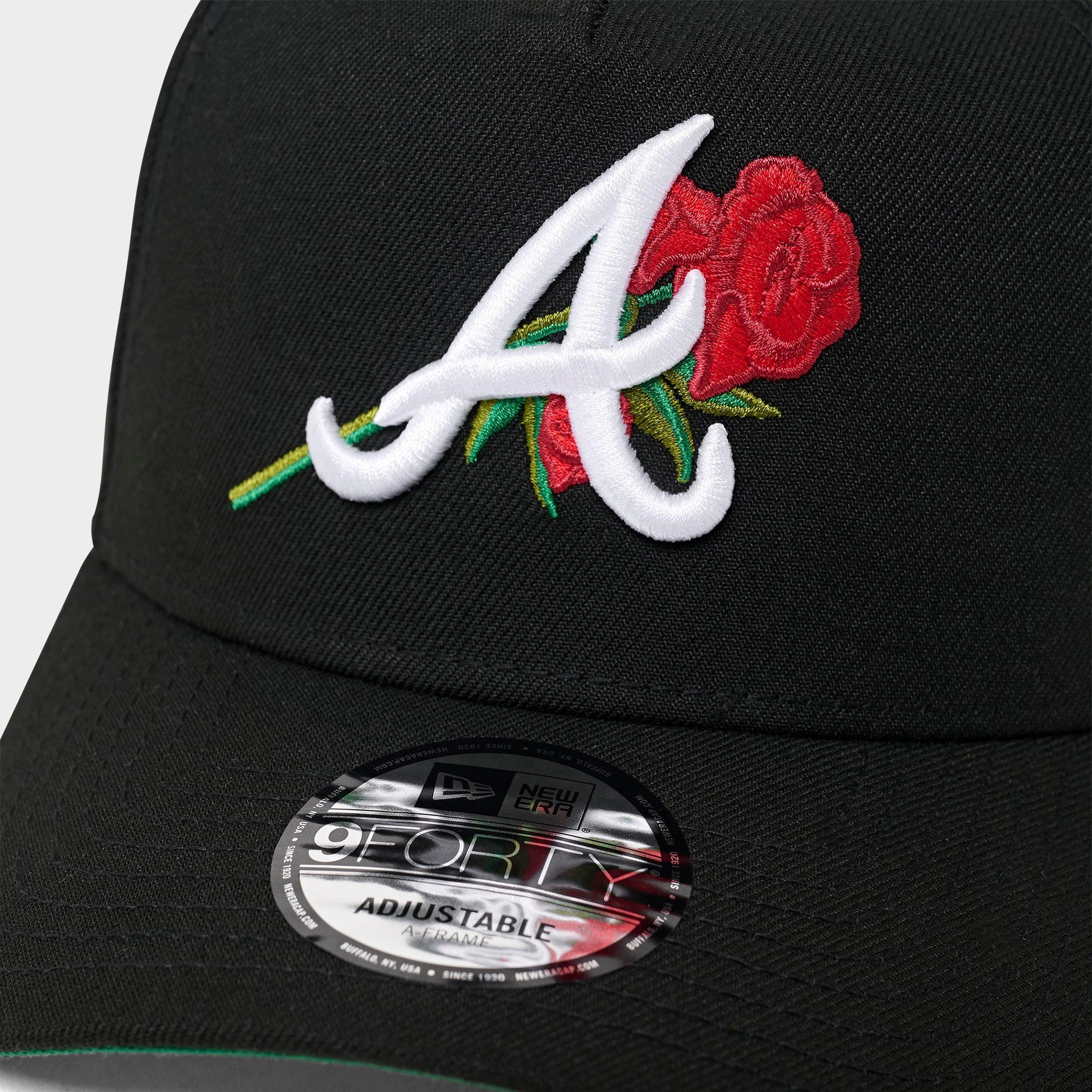 New Era Atlanta Braves MLB Rose 9FORTY A-Frame Snapback Hat