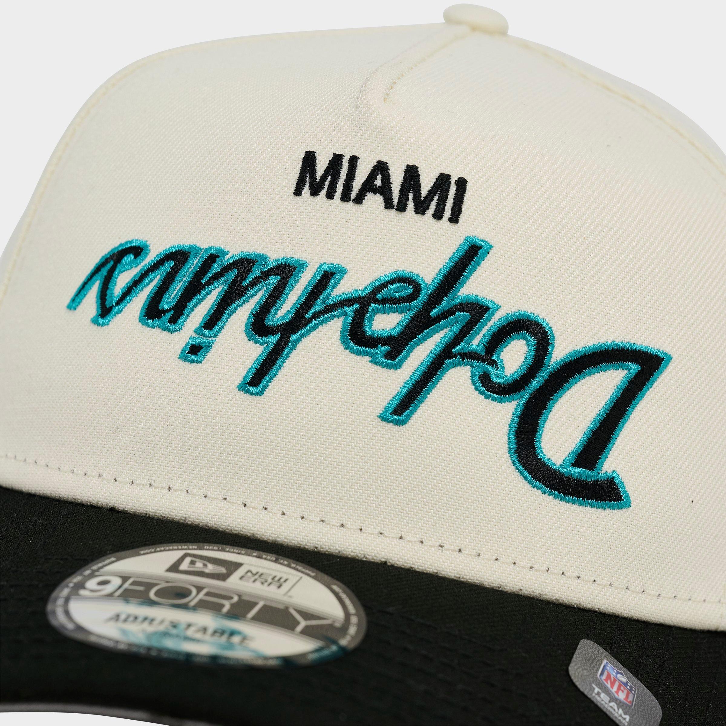 New Era Miami Dolphins NFL 9FORTY Upside Down A-Frame Snapback Hat 