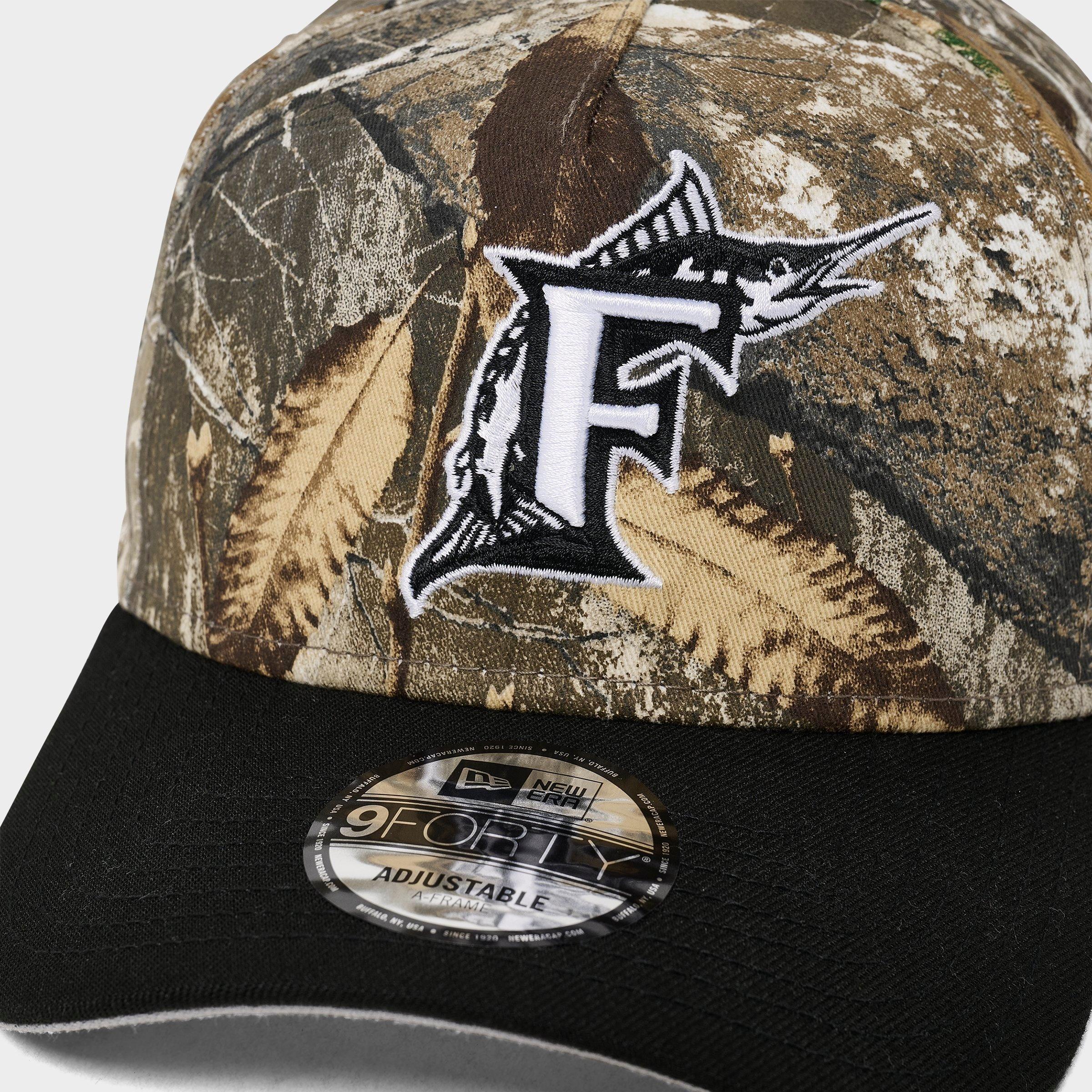 New Era Florida Marlins MLB Camo 9FORTY A-Frame Snapback Hat