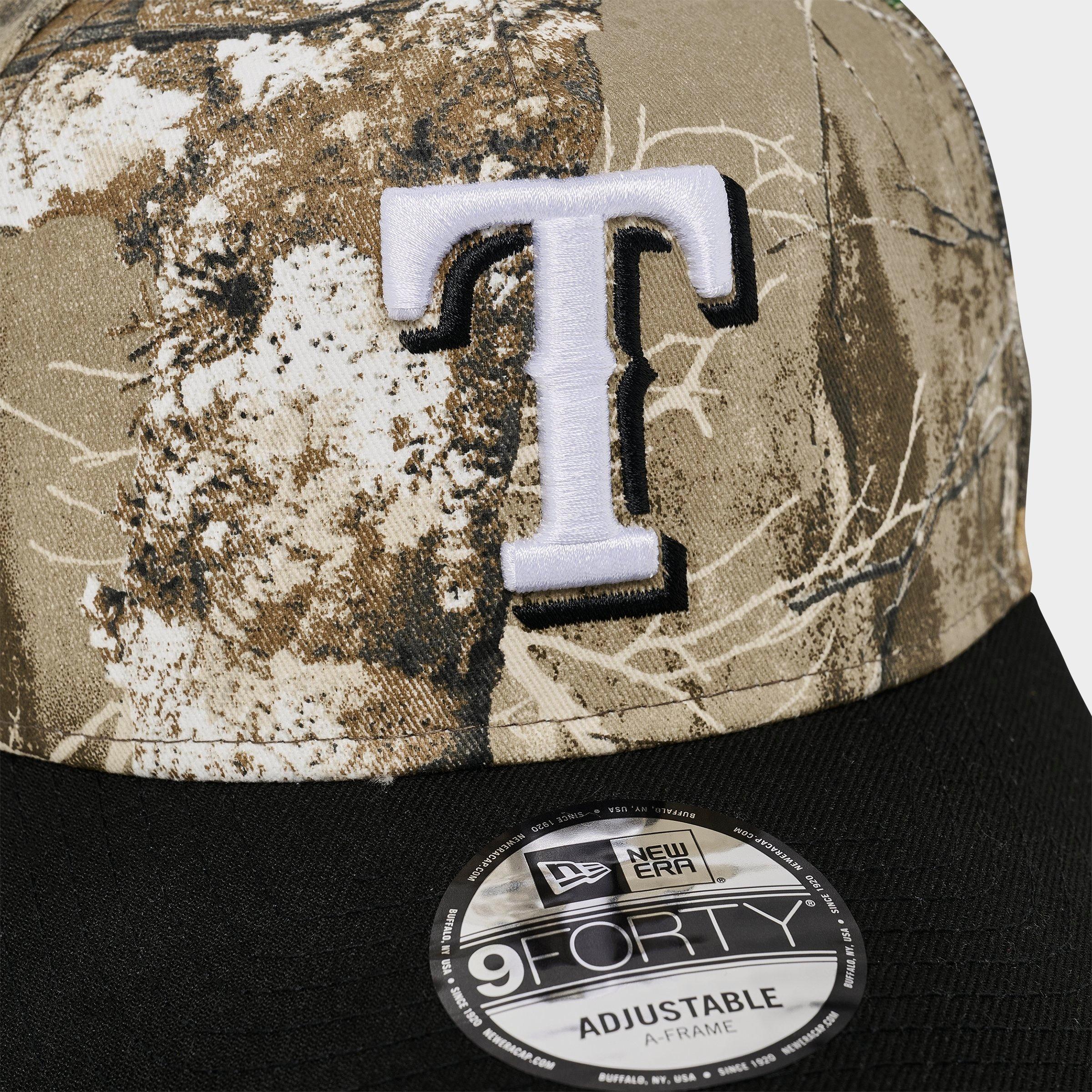 New Era Texas Rangers MLB Camo 9FORTY A-Frame Snapback Hat