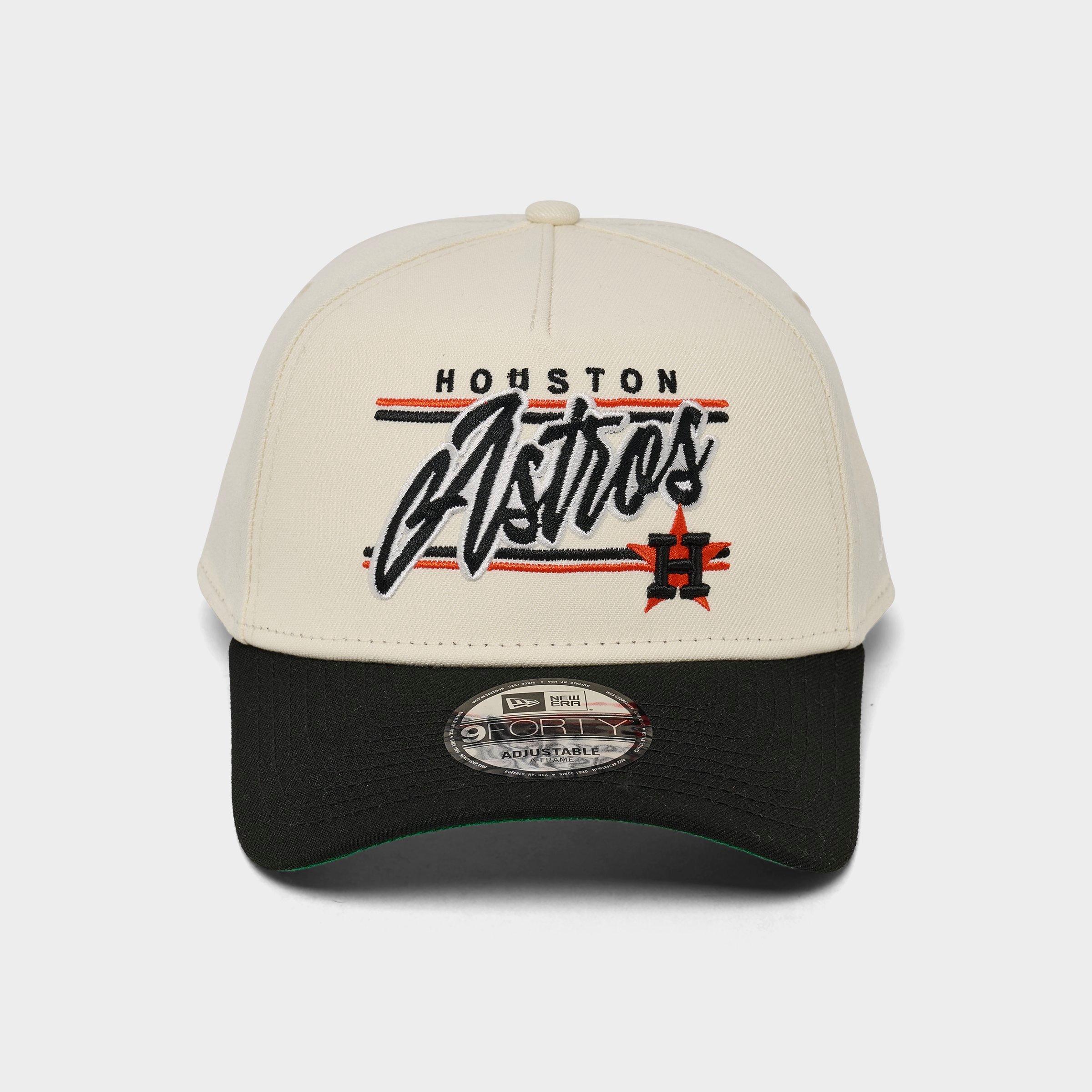 New Era Houston Astros MLB Graphic Logo 9FORTY A-Frame Snapback Hat