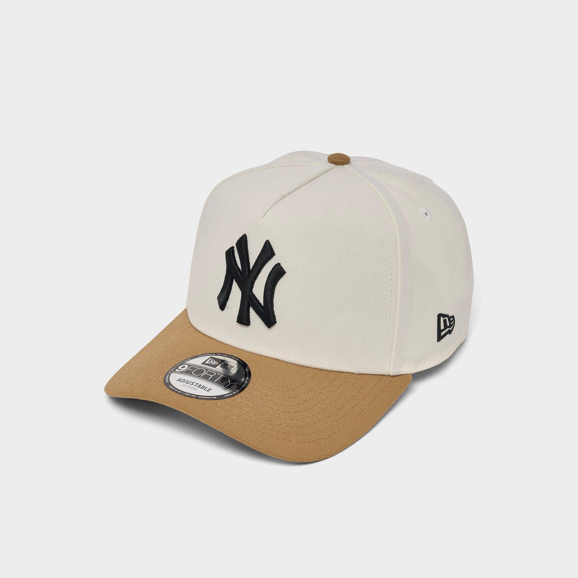 New Era New York Yankees MLB Khaki Champion Patch 9FORTY A-Frame Snapback Hat