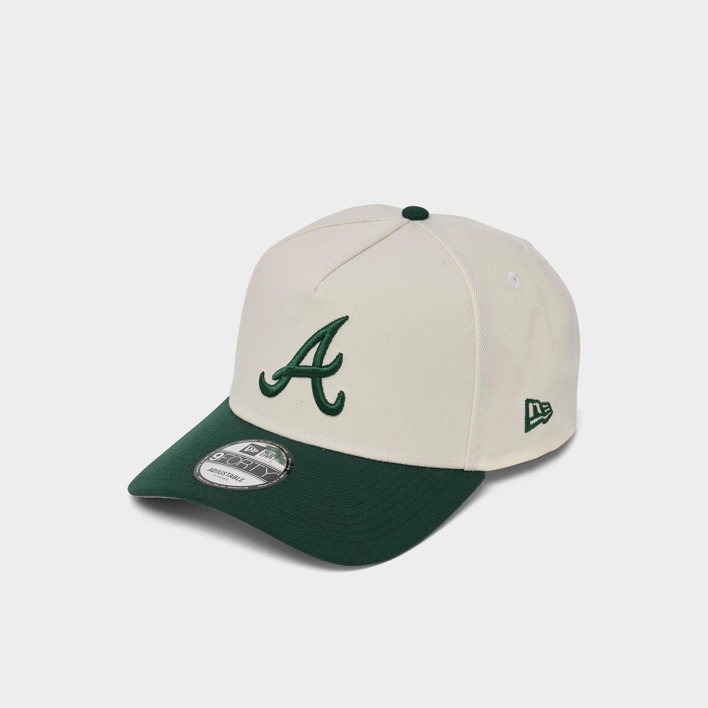 New Era Atlanta Braves MLB Dark Green 9FORTY A-Frame Snapback Hat