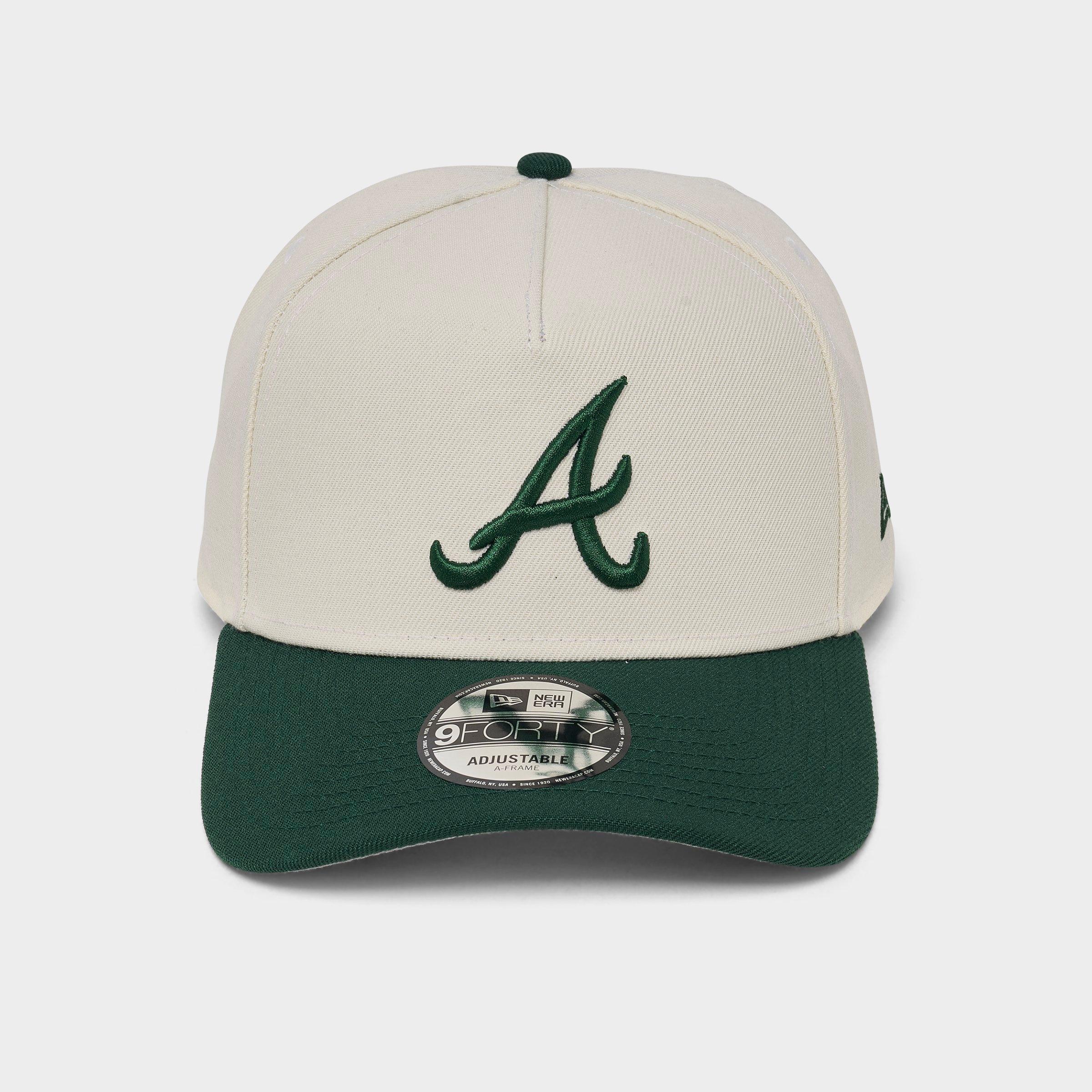 New Era Atlanta Braves MLB Dark Green 9FORTY A-Frame Snapback Hat