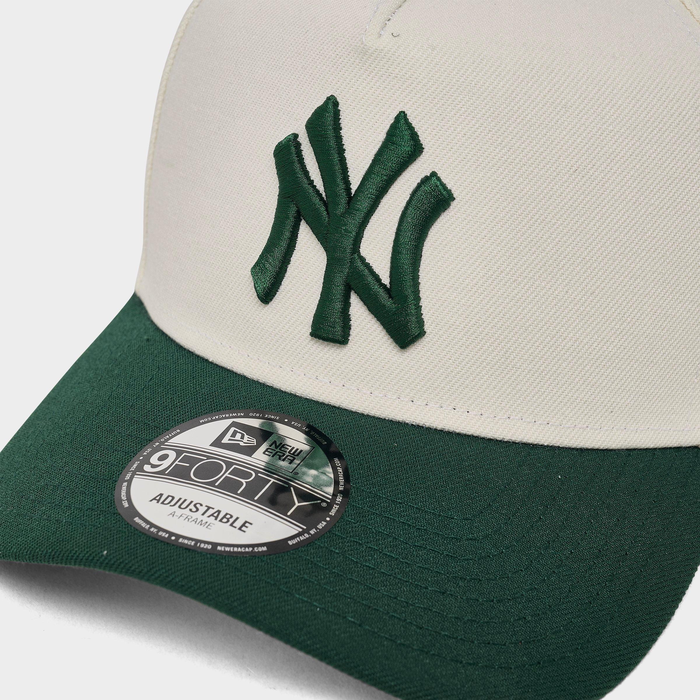 New Era New York Yankees MLB Dark Green 9FORTY A-Frame Snapback Hat