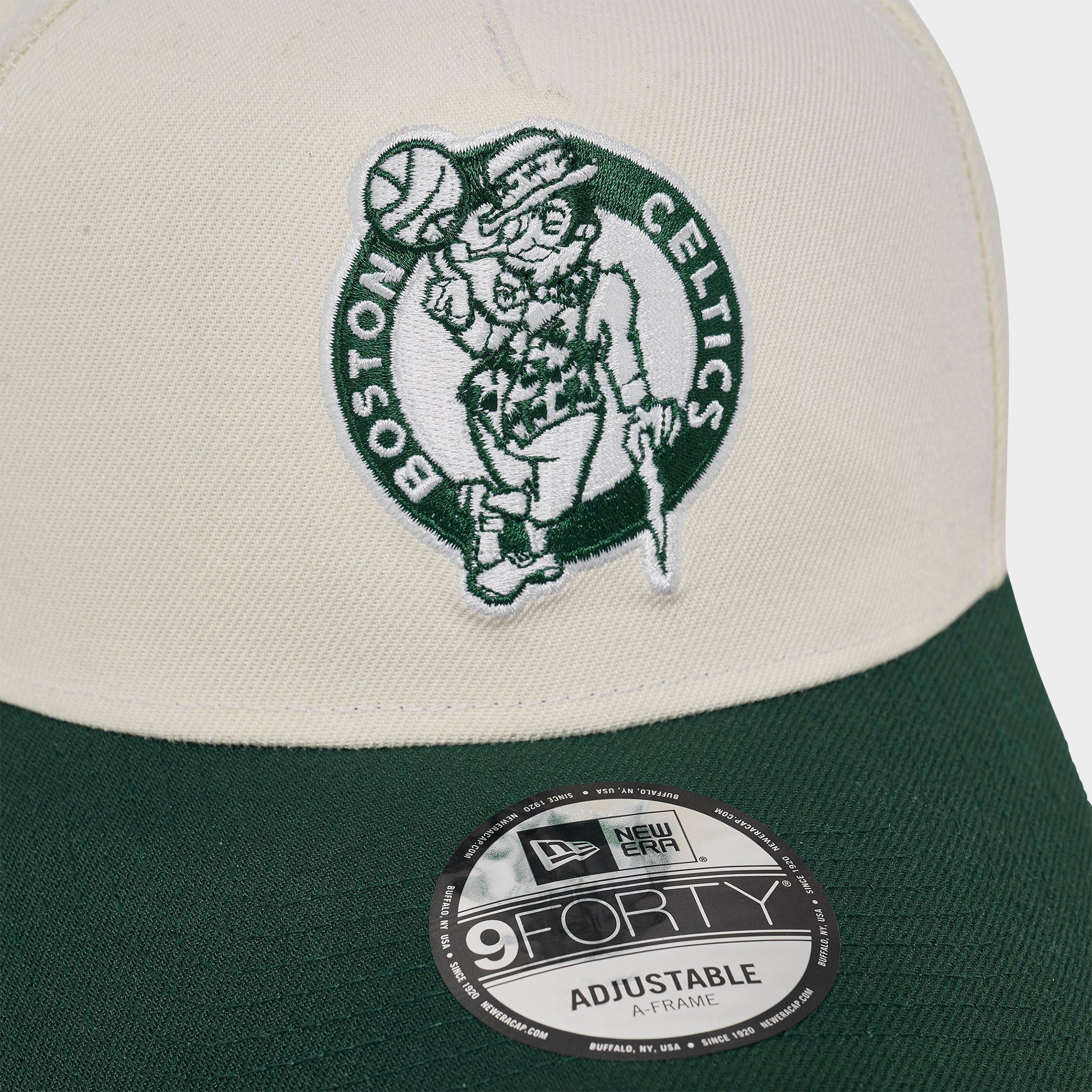 New Era Boston Celtics NBA Dark Green 9FORTY A-Frame Snapback Hat