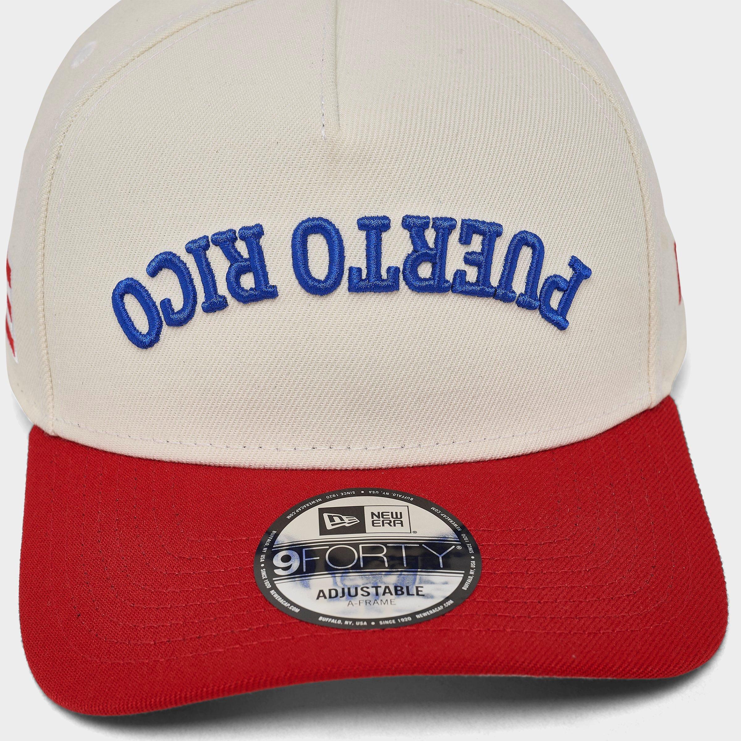 New Era Puerto Rico Upside Down 9FORTY A-Frame Snapback Hat