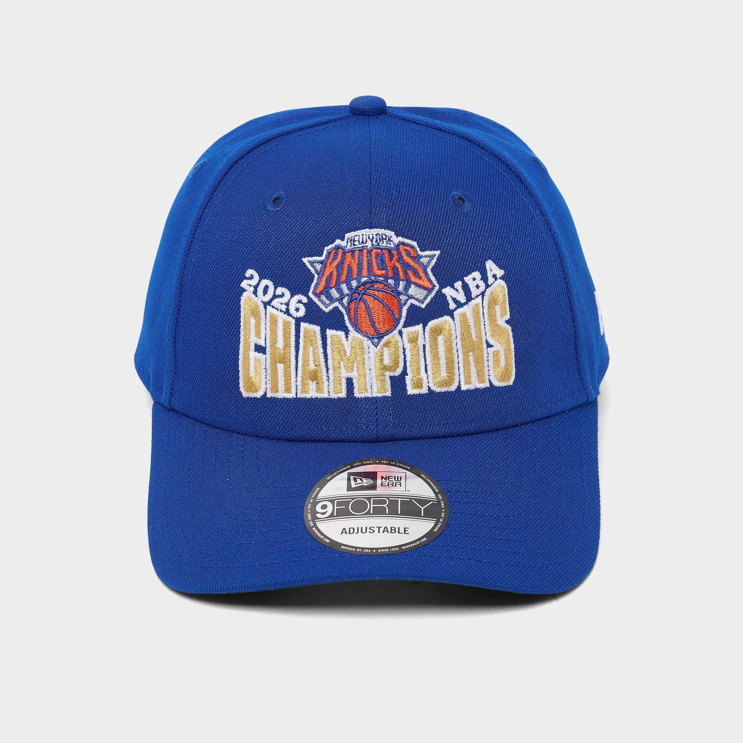 New Era New York Knicks NBA Champions Stamp 9FORTY Snapback Hat