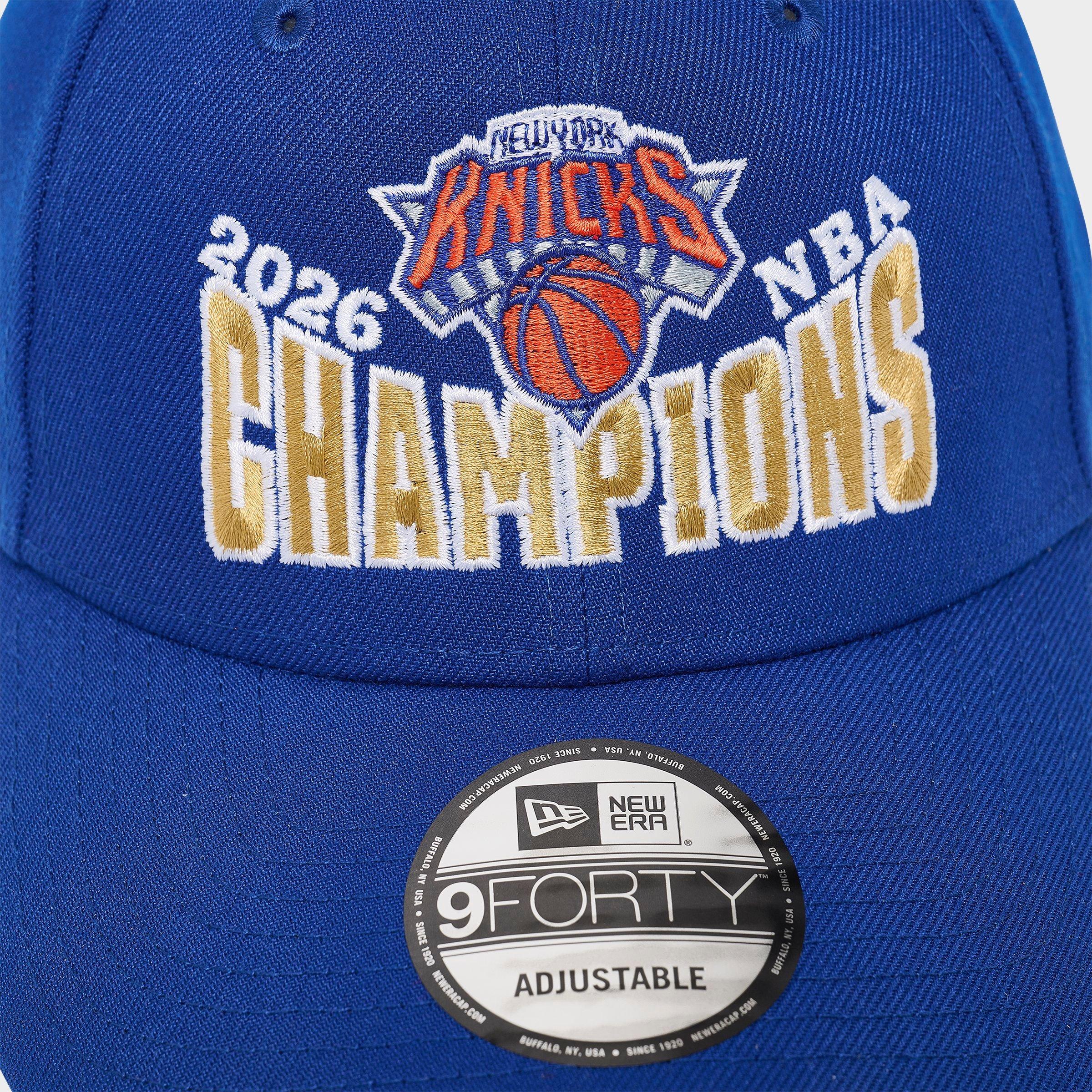 New Era New York Knicks NBA Champions Stamp 9FORTY Snapback Hat