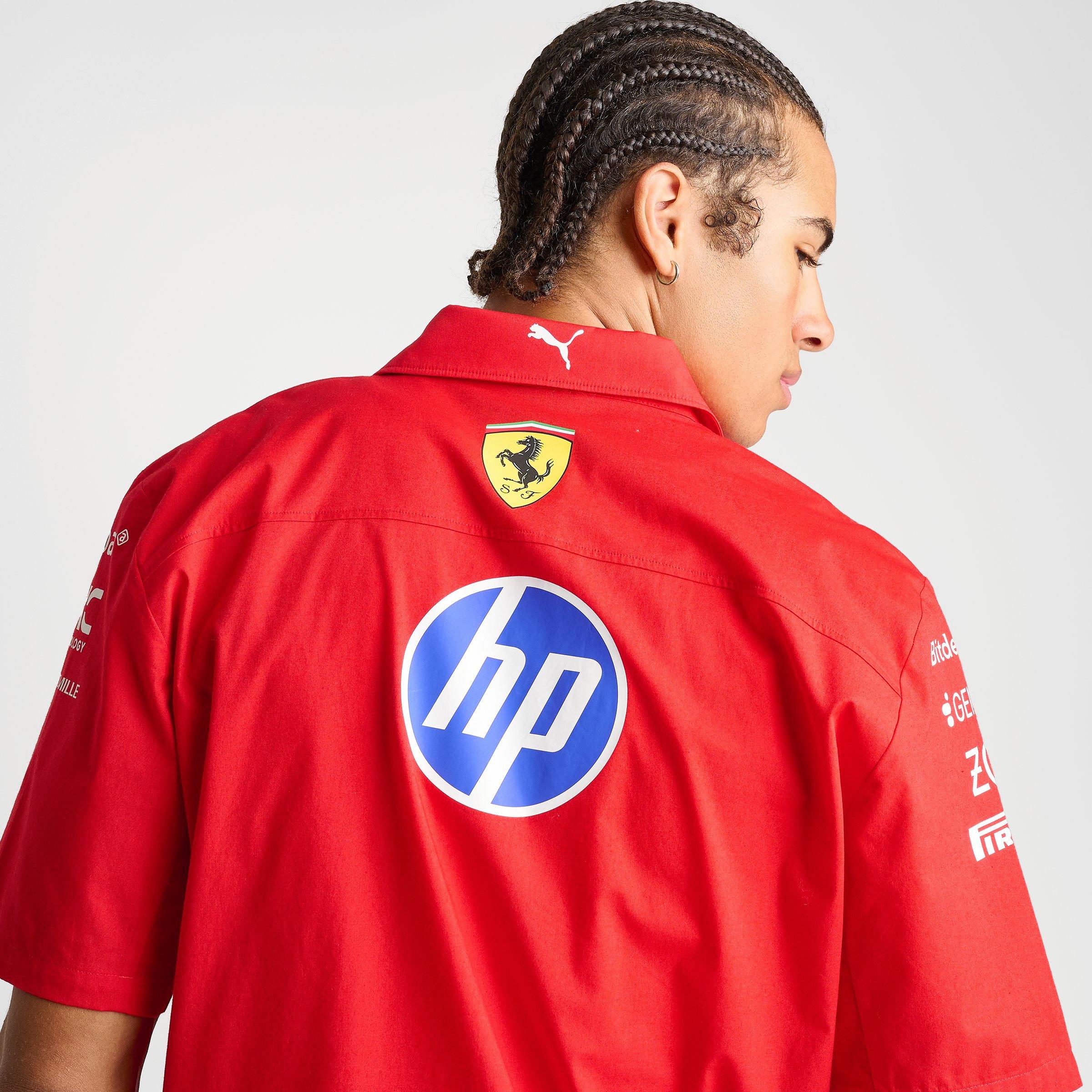 Men's Puma Scuderia Ferrari HP Replica Button-Up Shirt